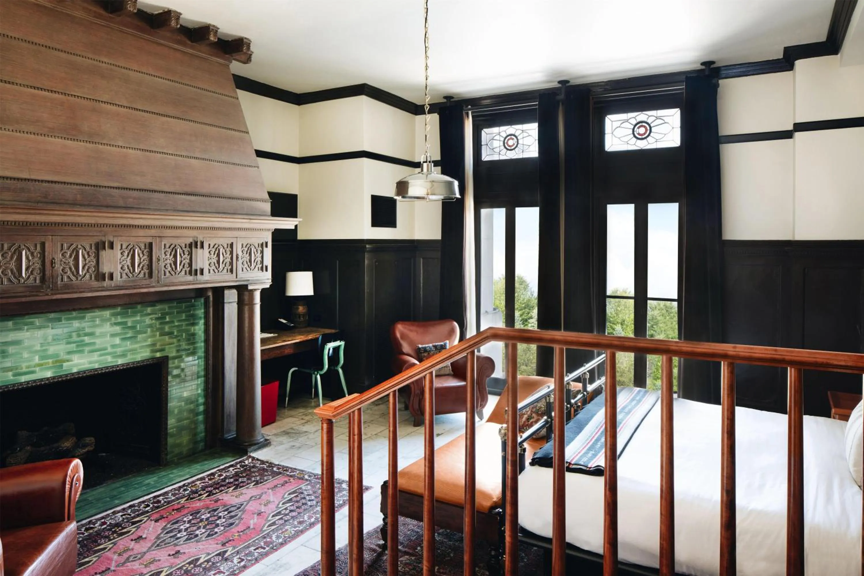 Bedroom in Chicago Athletic Association, part of Hyatt