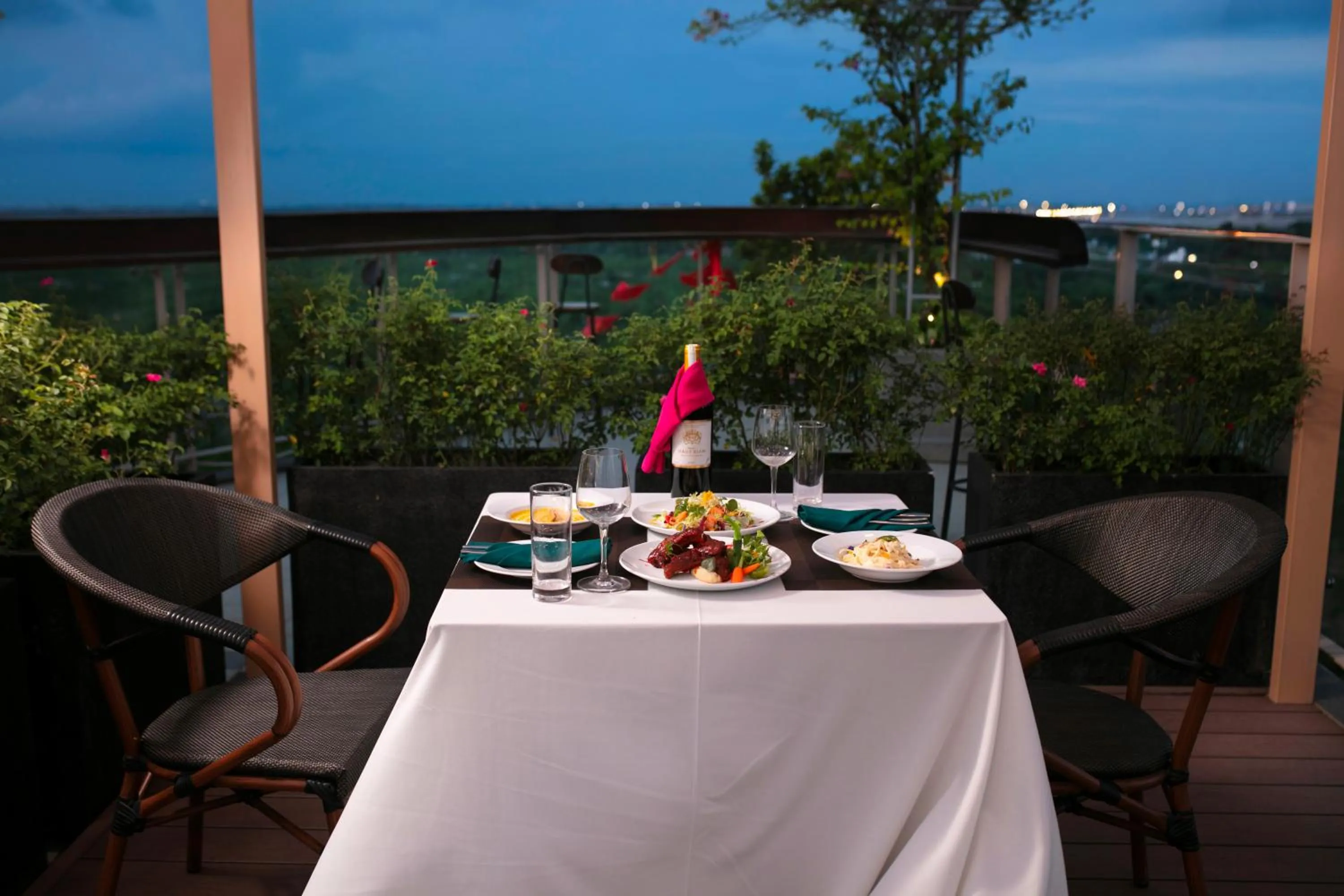 Balcony/Terrace in Hanoi Riverview Boutique Hotel & Apartment