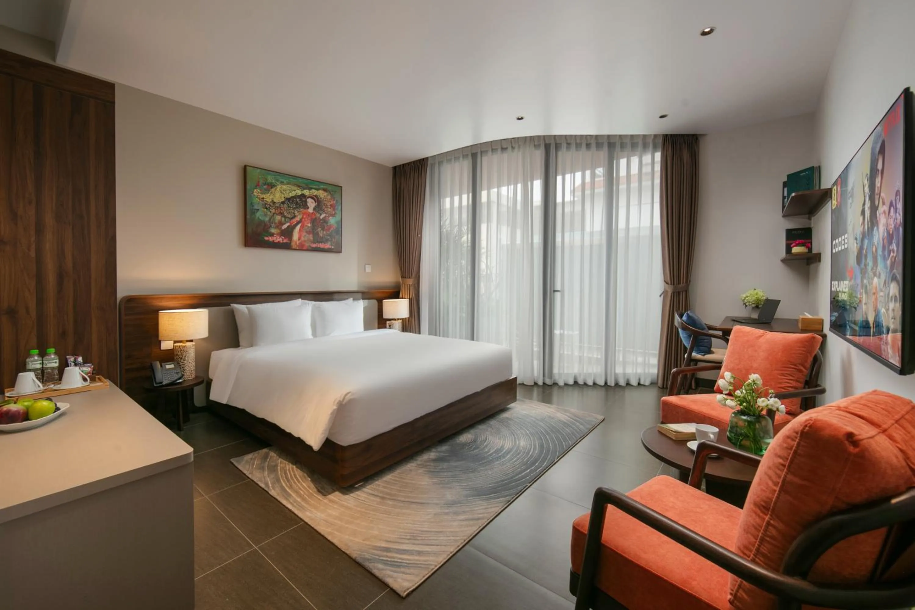 Bed in Hanoi Riverview Boutique Hotel & Apartment