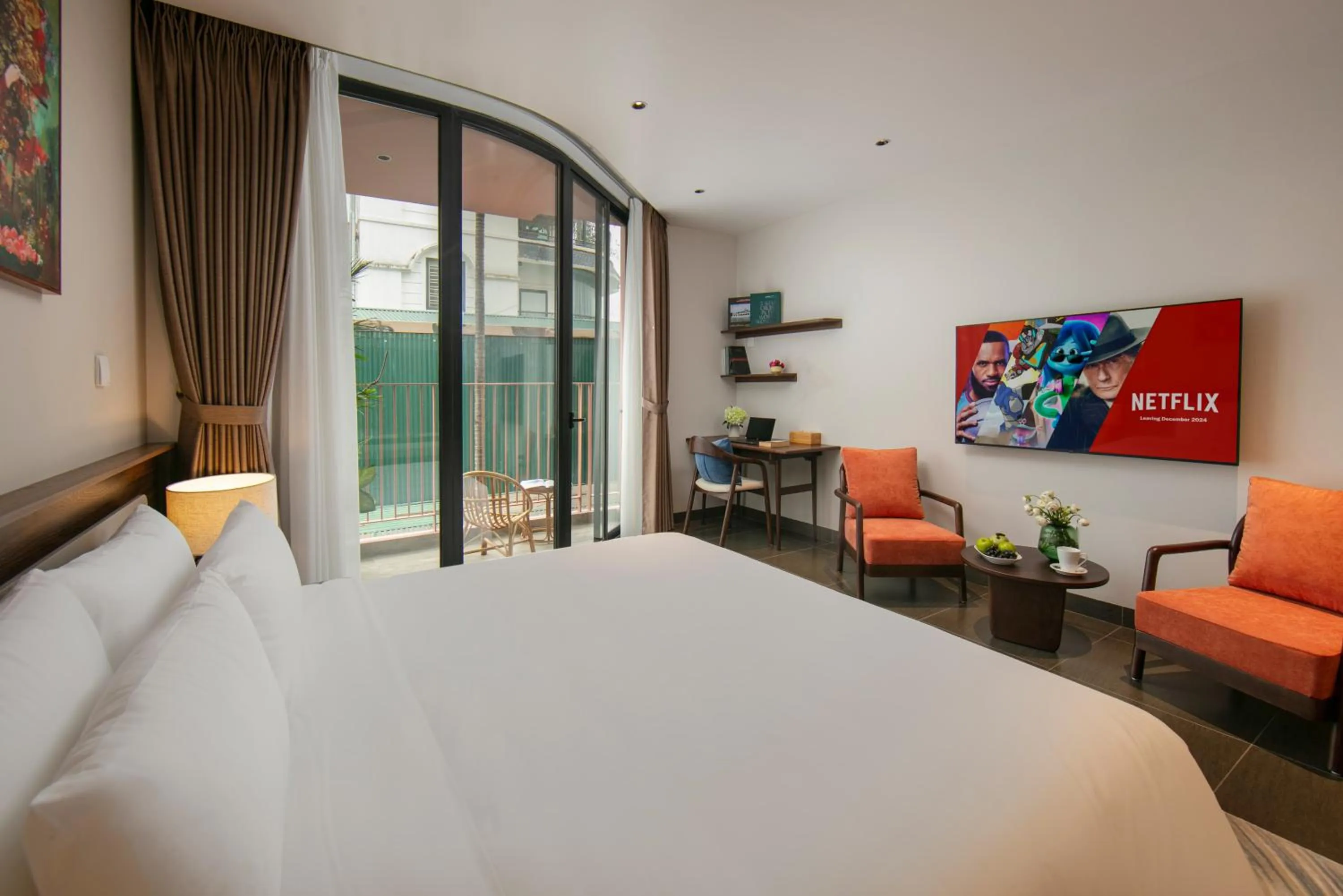 Bed in Hanoi Riverview Boutique Hotel & Apartment