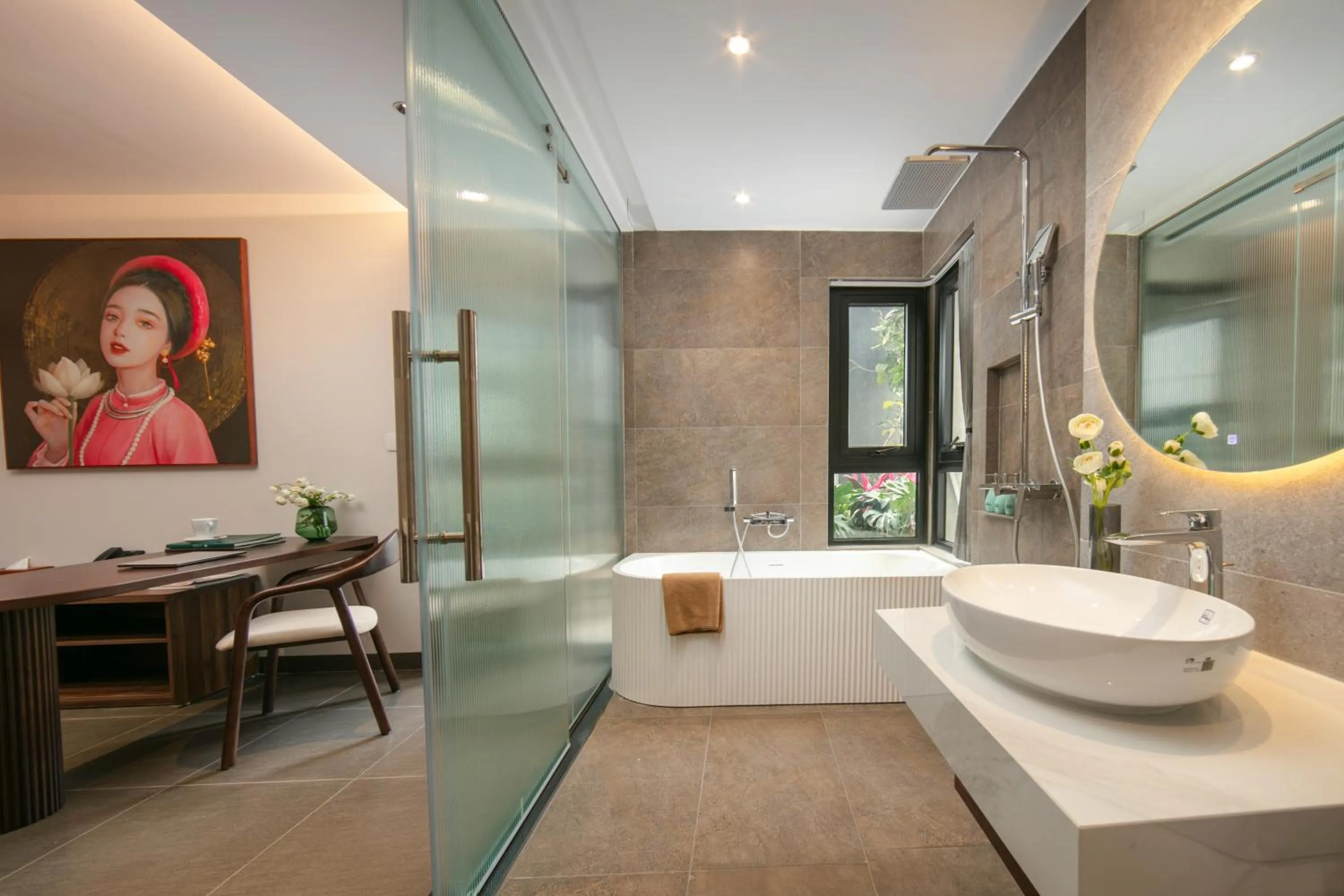 Shower in Hanoi Riverview Boutique Hotel & Apartment
