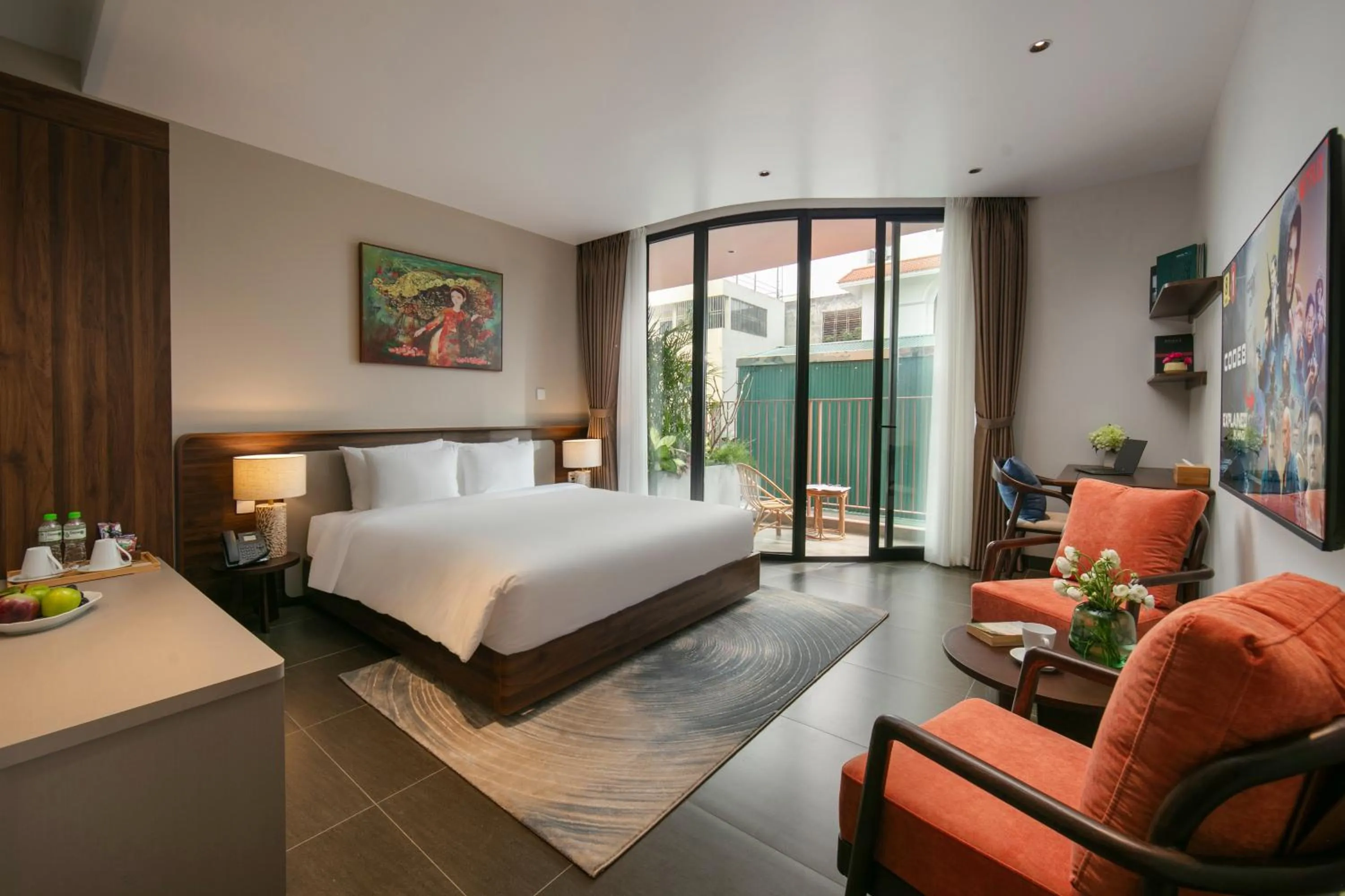 Bed in Hanoi Riverview Boutique Hotel & Apartment
