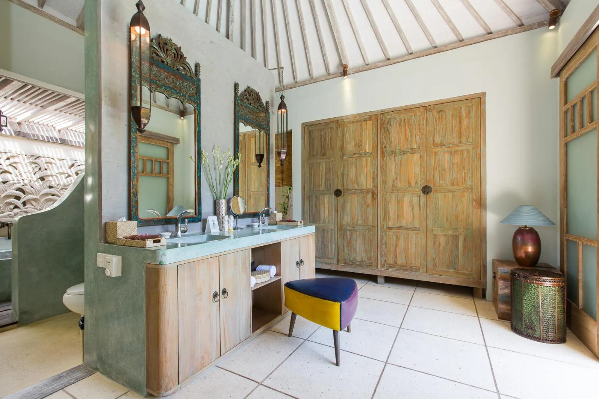 Bathroom in Villa Sky Li by Nagisa Bali