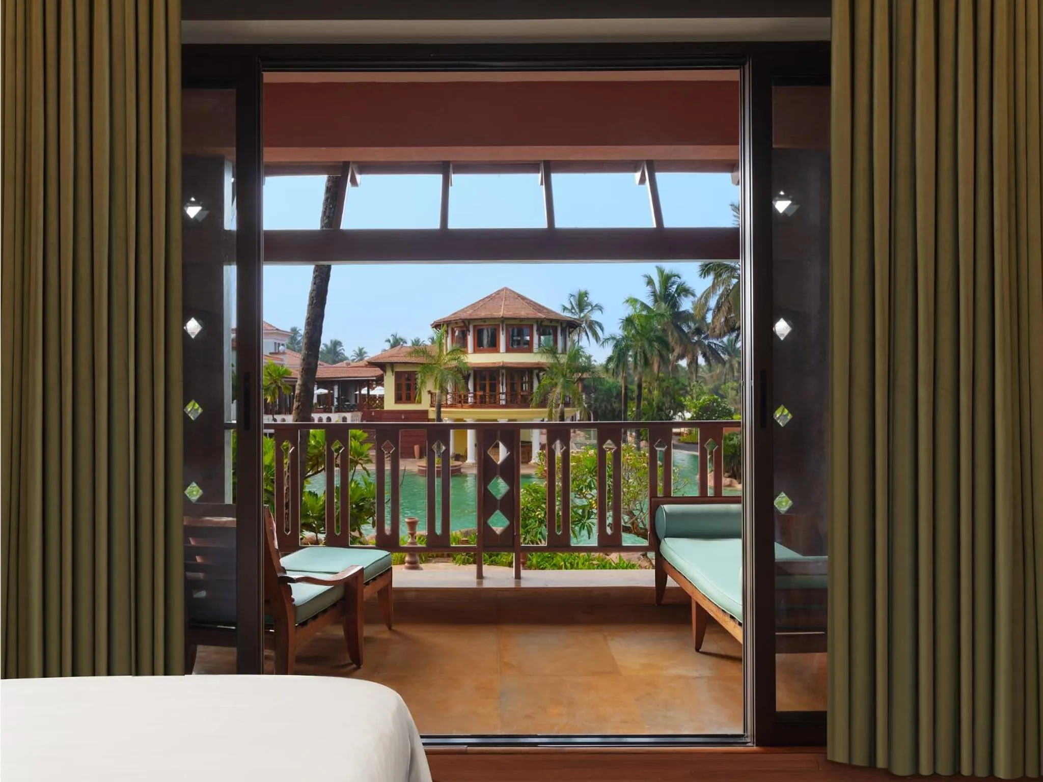 View (from property/room), Bed in ITC Grand Goa, a Luxury Collection Resort & Spa, Goa