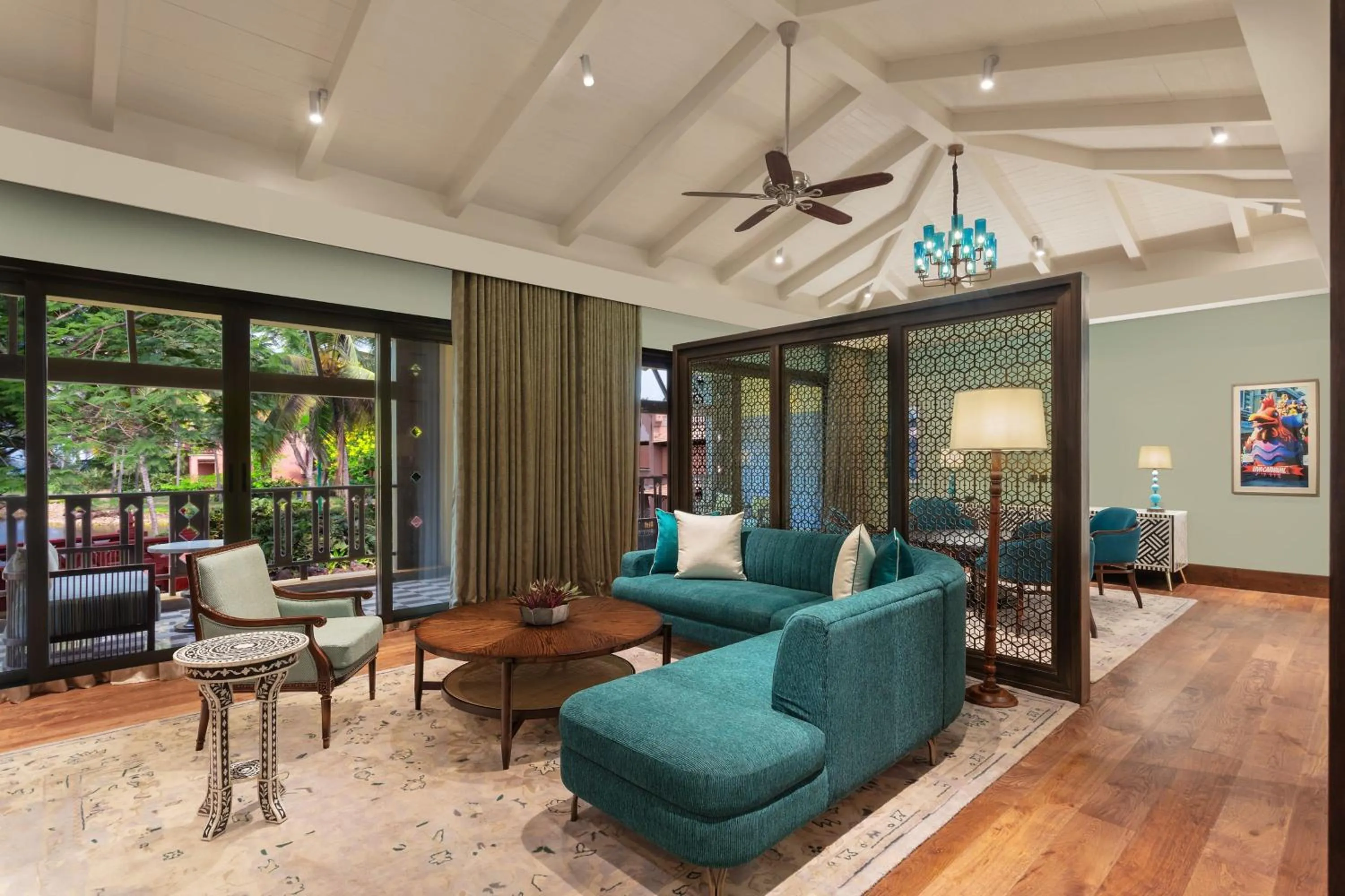 Living room in ITC Grand Goa, a Luxury Collection Resort & Spa, Goa