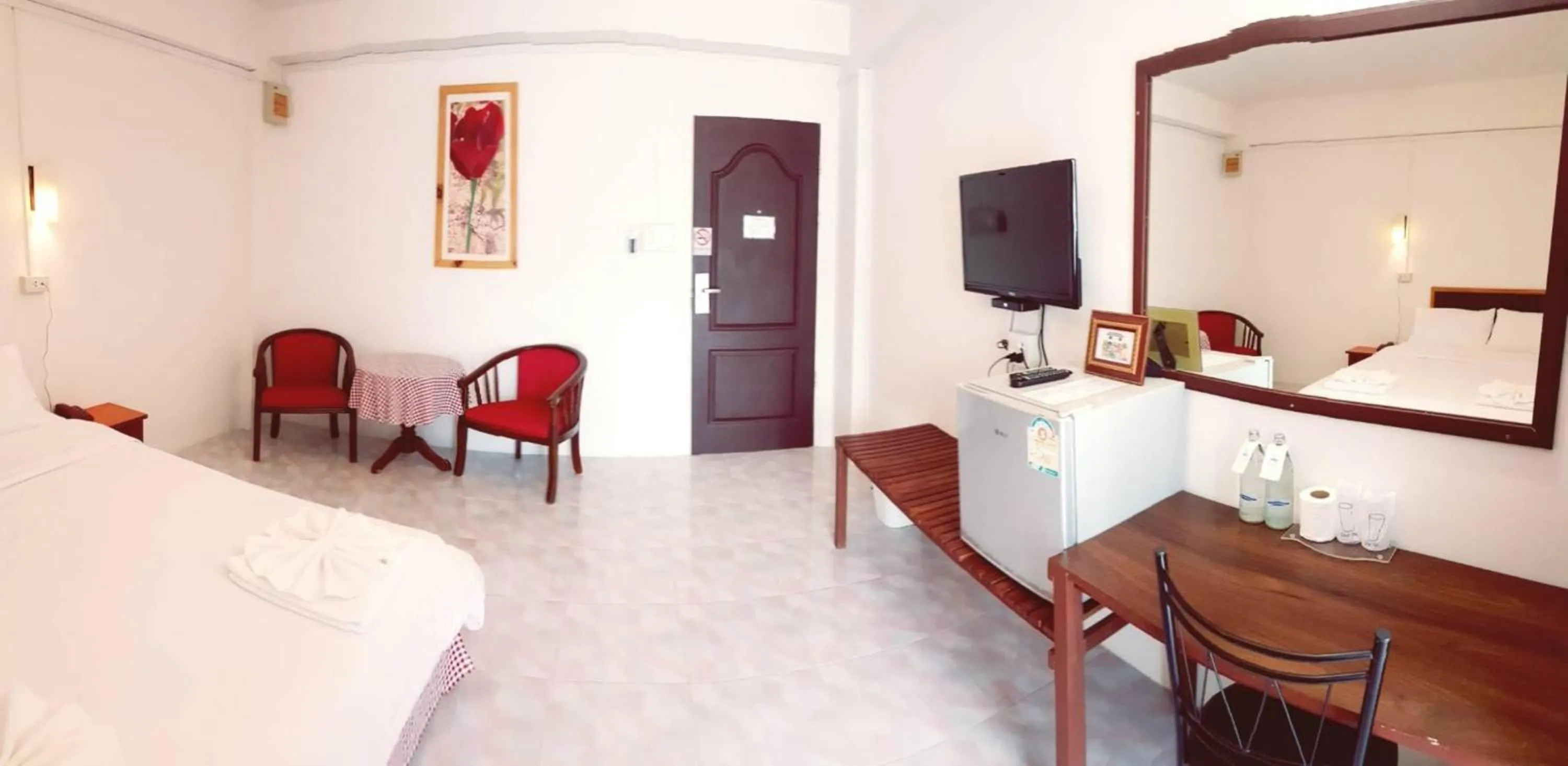 Bathroom, Bed in Hotel De Ratt