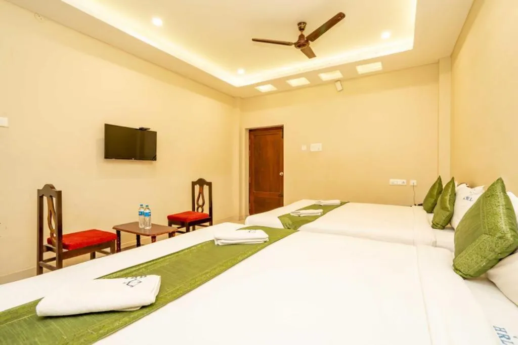 Bed in Hotel Ramleela