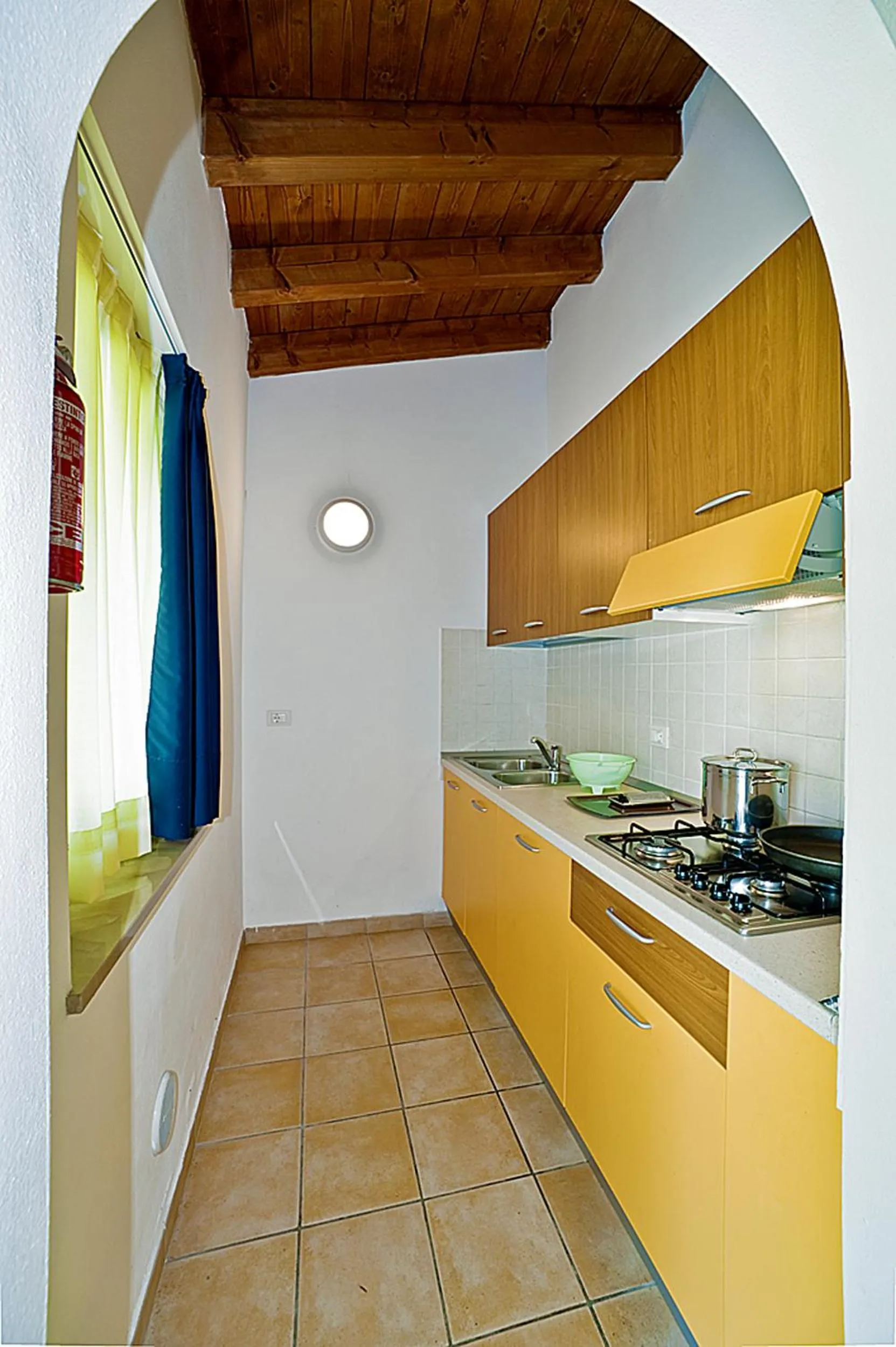 Kitchen or kitchenette in Campeggio del Garda