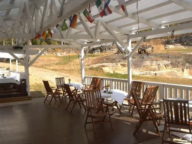Patio in Hostel Mansikka