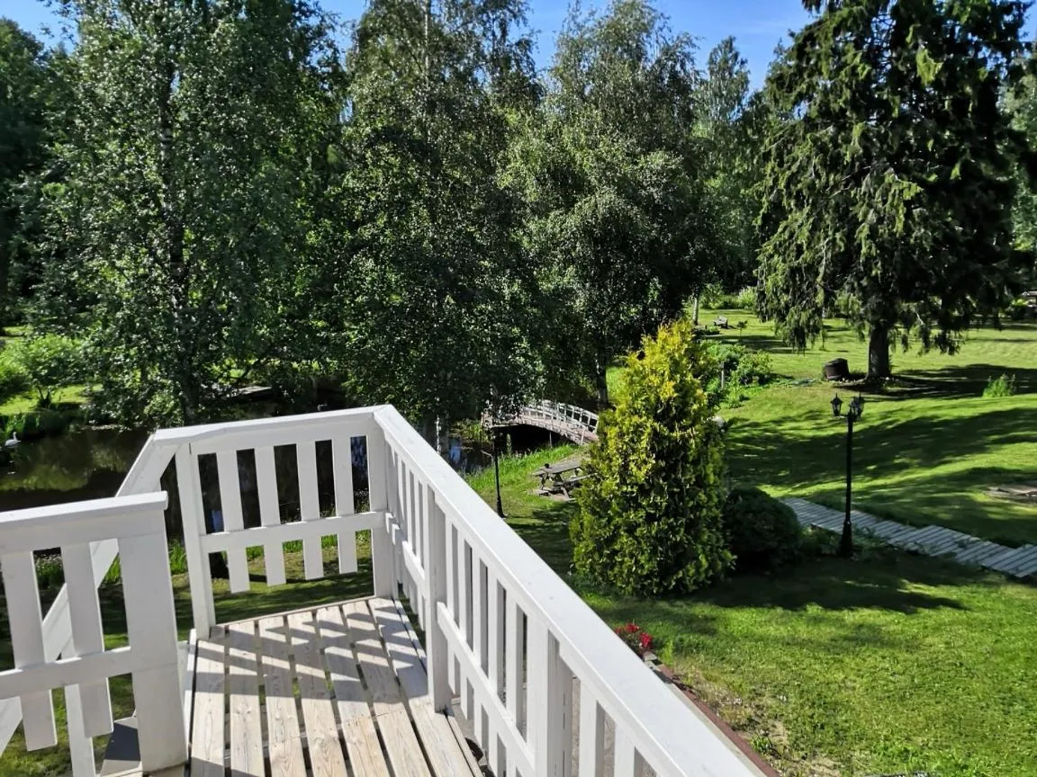 Balcony/Terrace in Hostel Mansikka