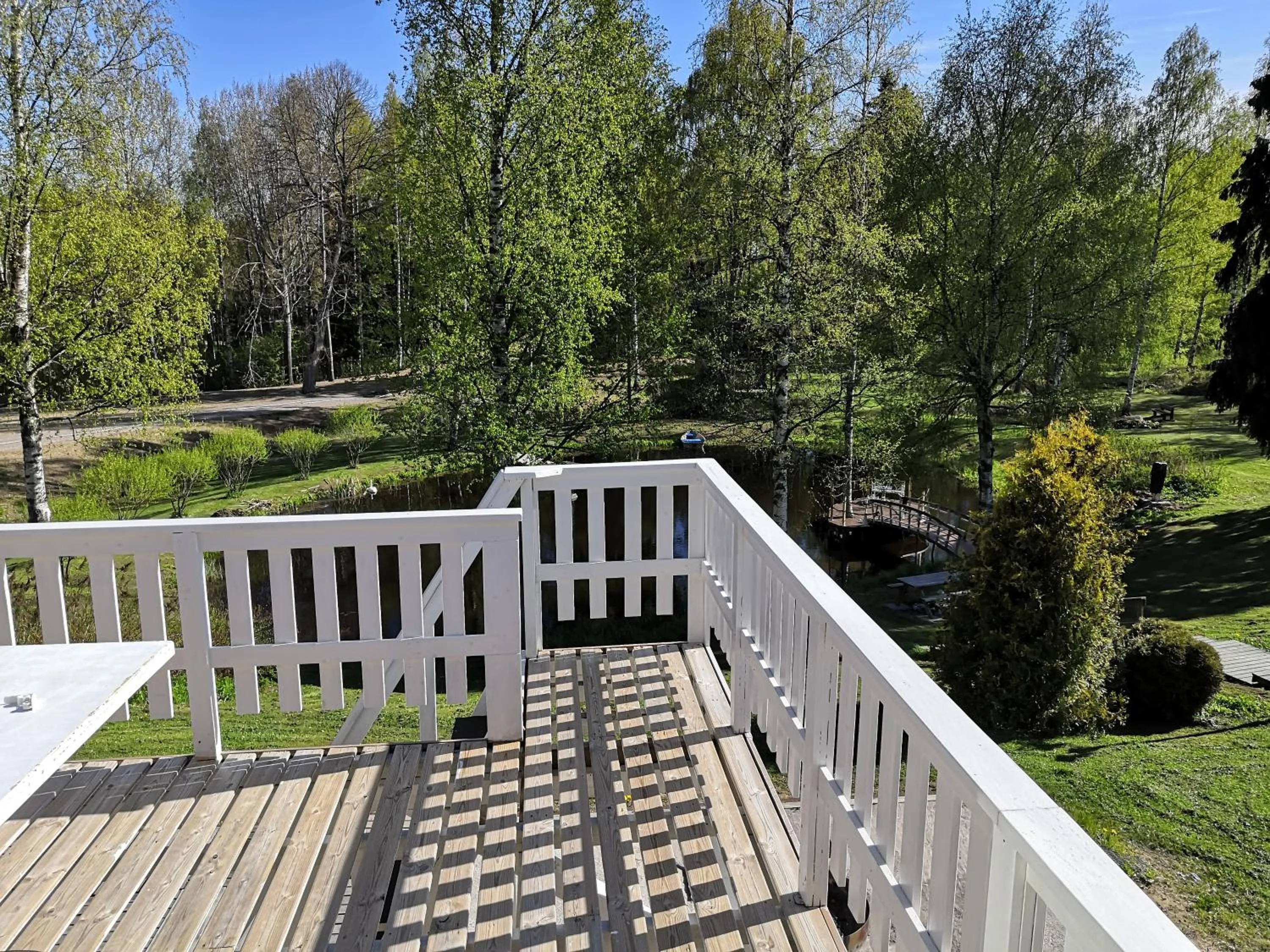 Balcony/Terrace in Hostel Mansikka
