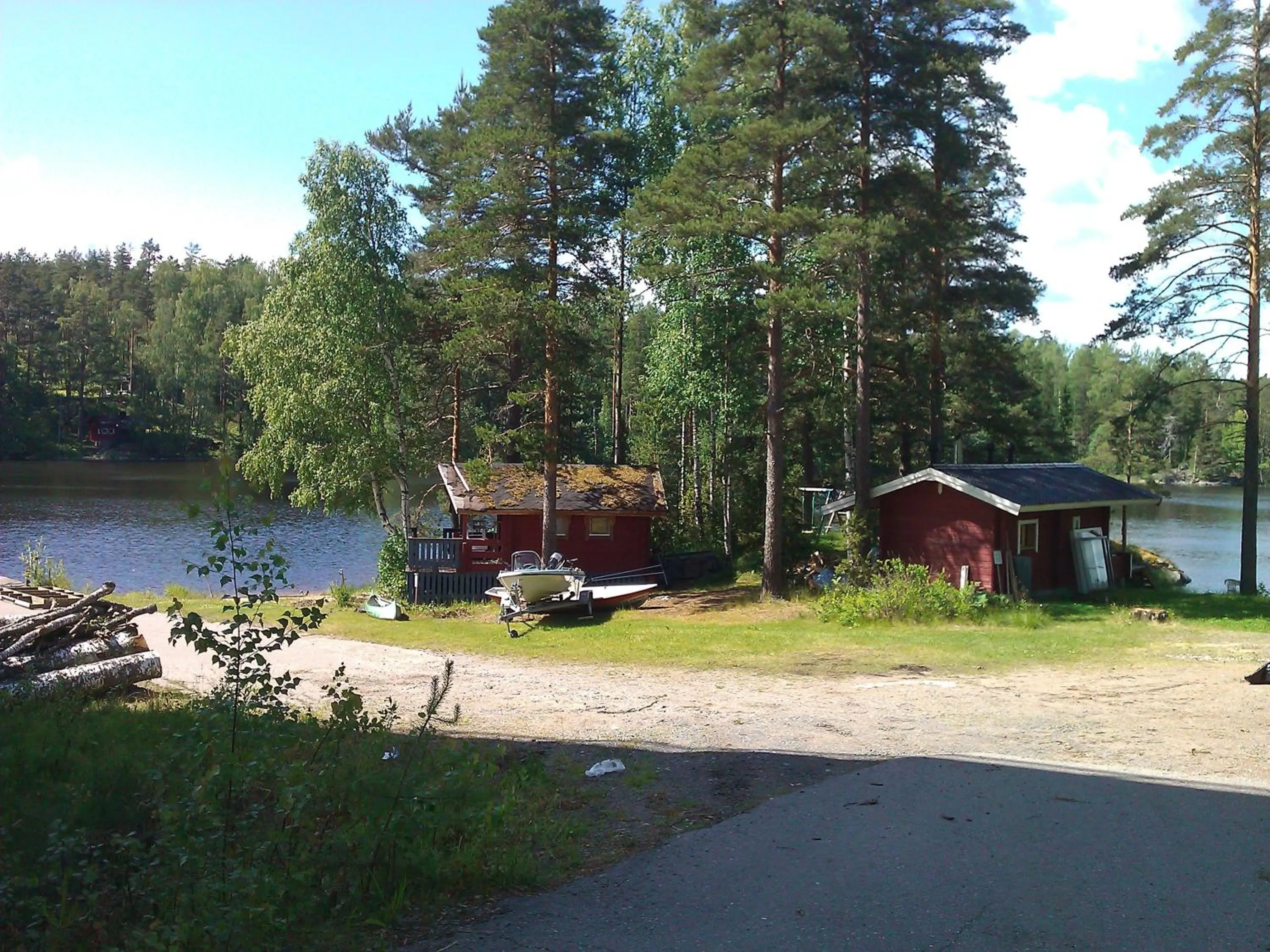 Beach in Hostel Mansikka