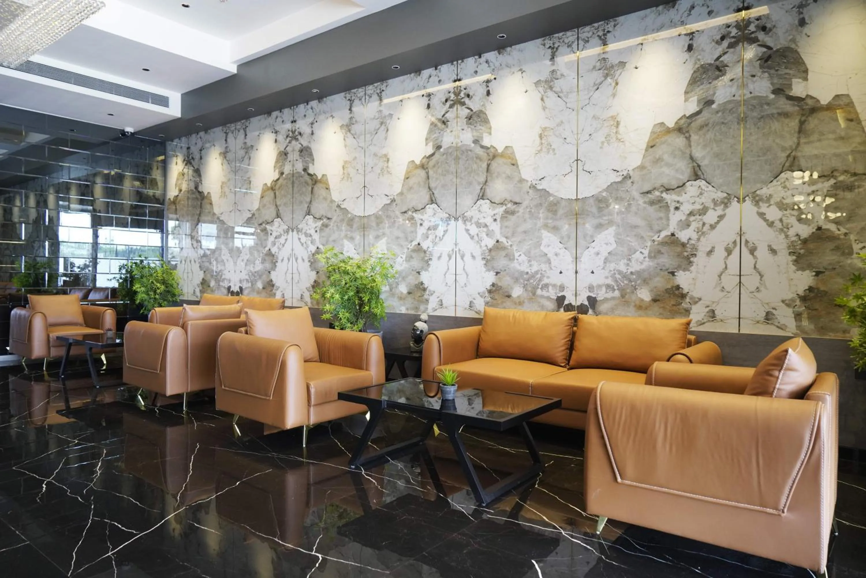 Seating area in Hotel Hillberry