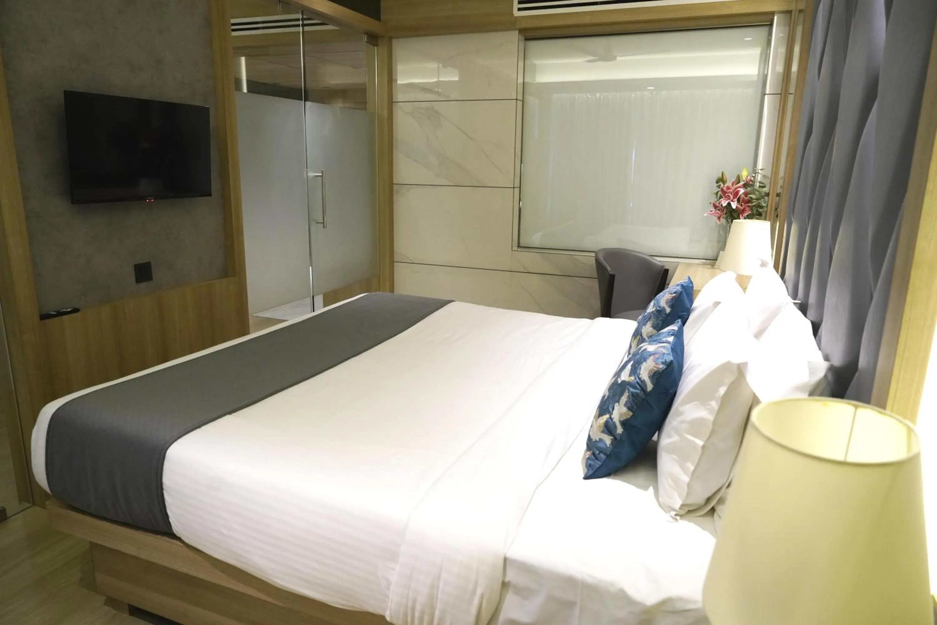 Bedroom, Bed in Hotel Hillberry