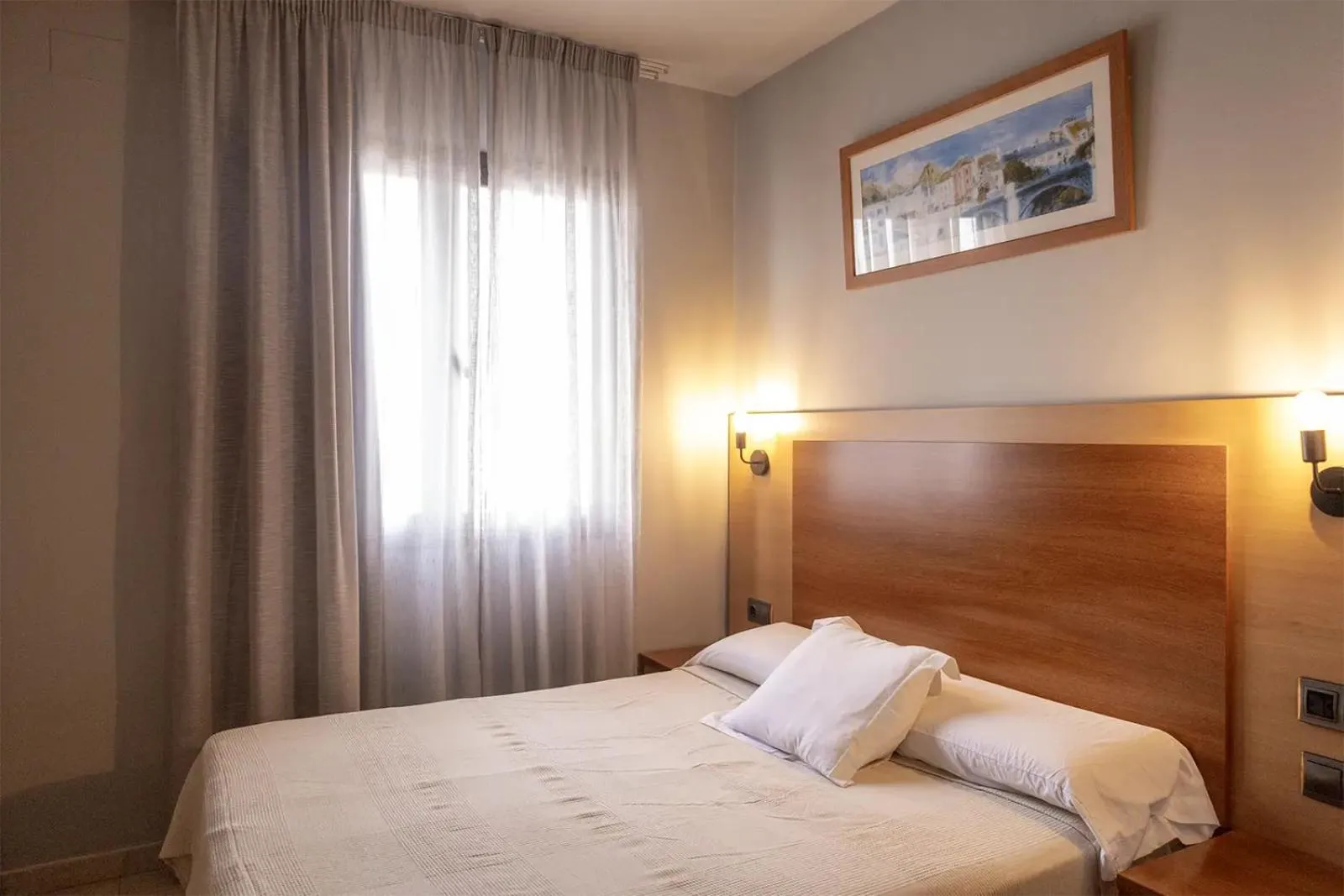 Bed in Hotel Sant Celoni