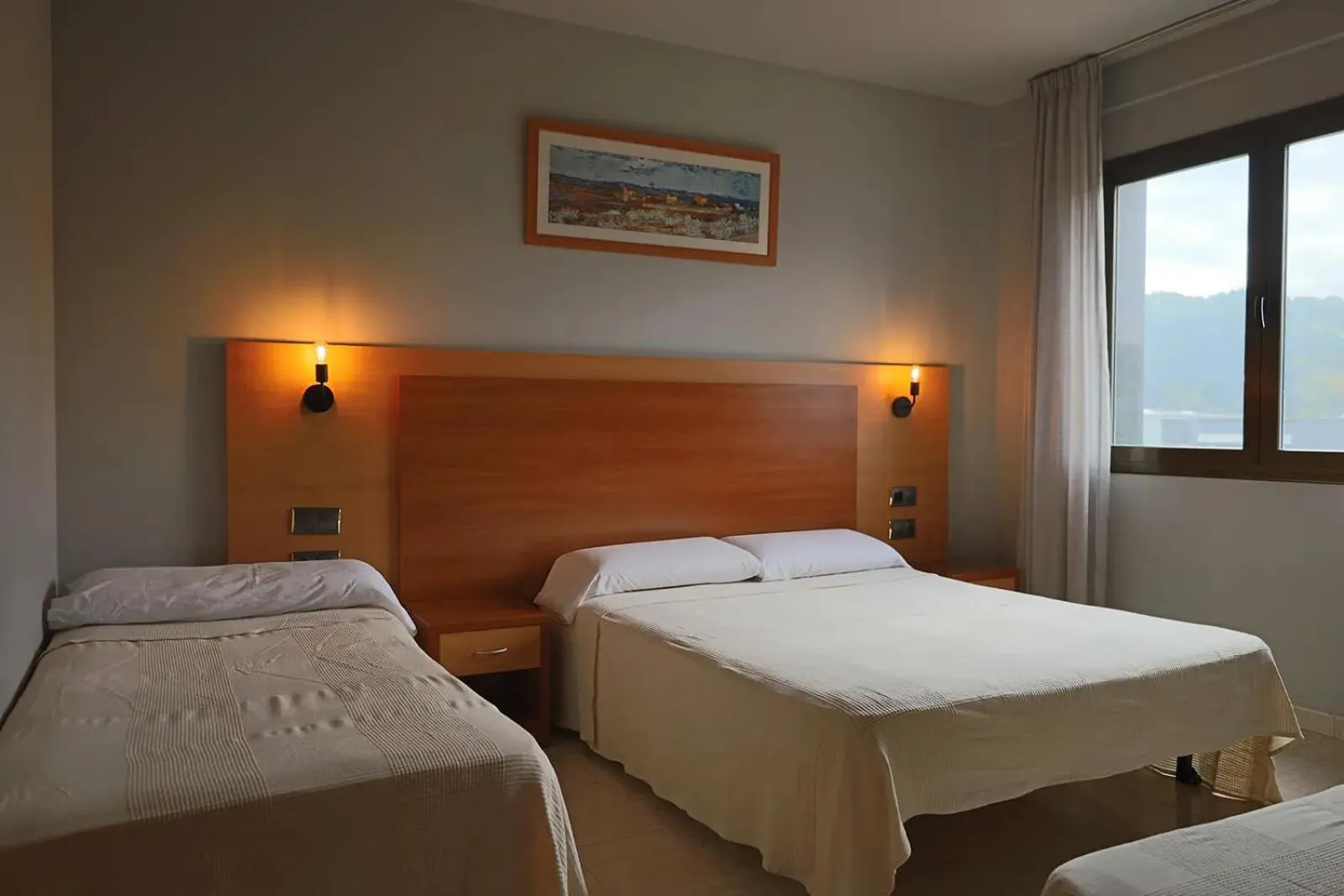 Bed in Hotel Sant Celoni