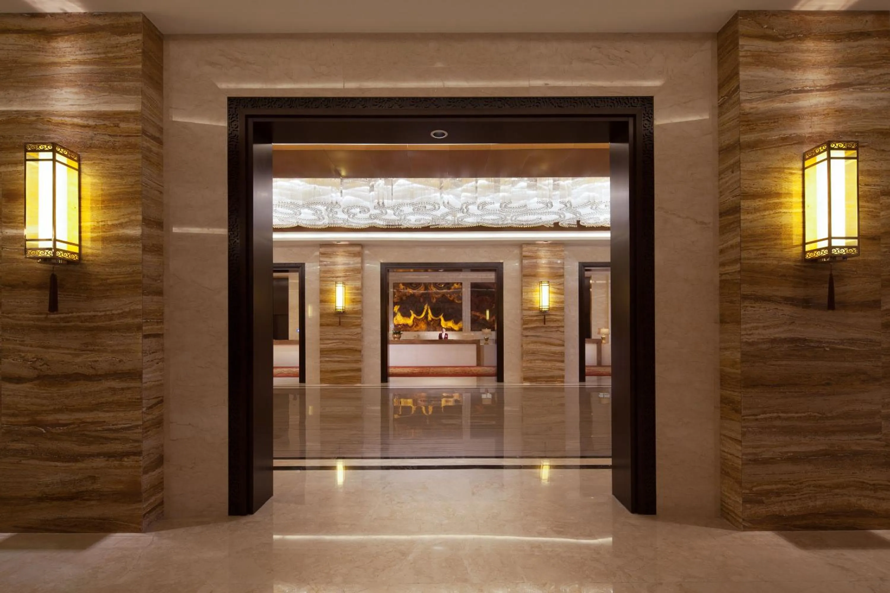 Lobby or reception in Xi'an Airport Hotel