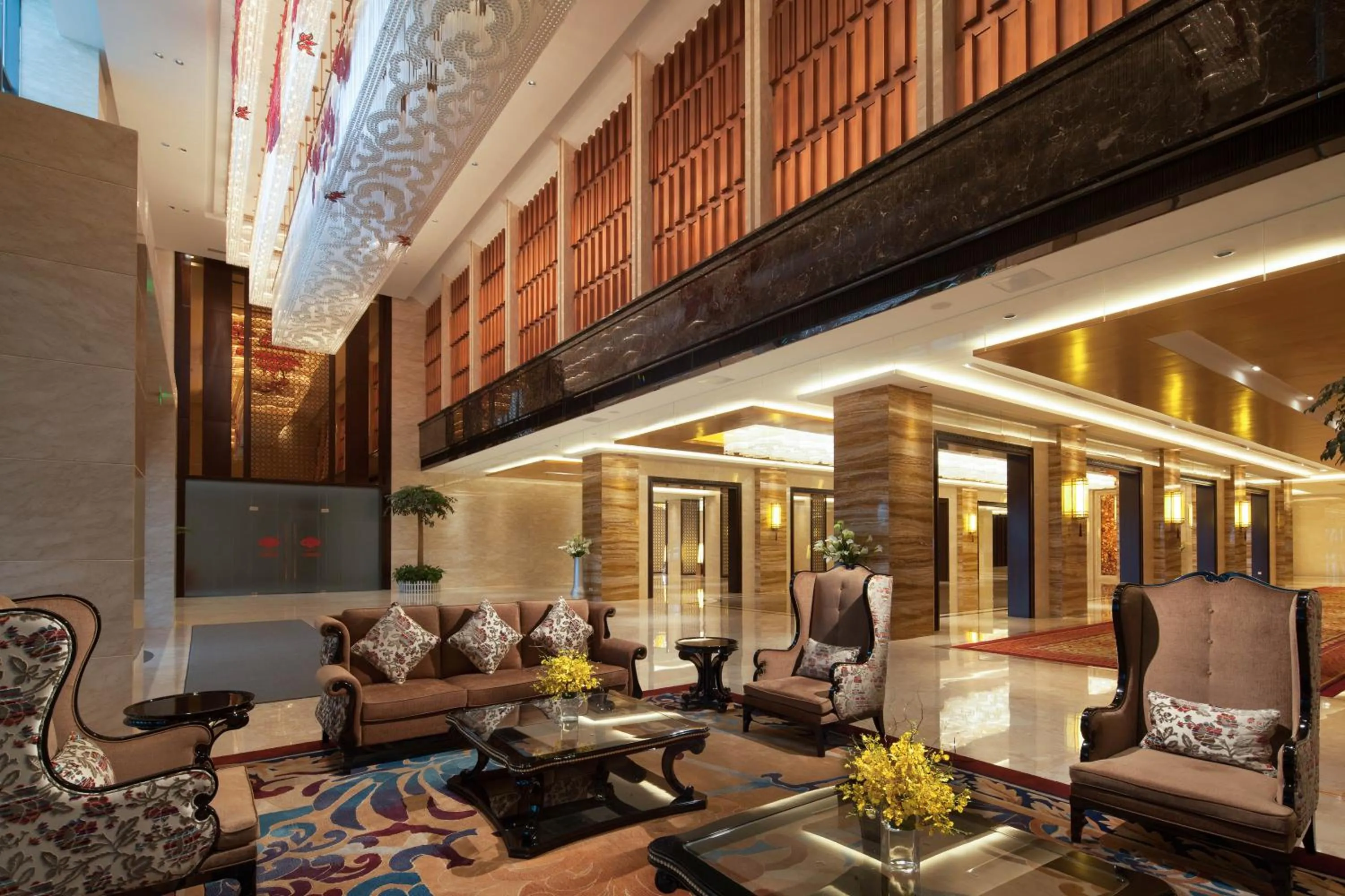 Lobby or reception in Xi'an Airport Hotel