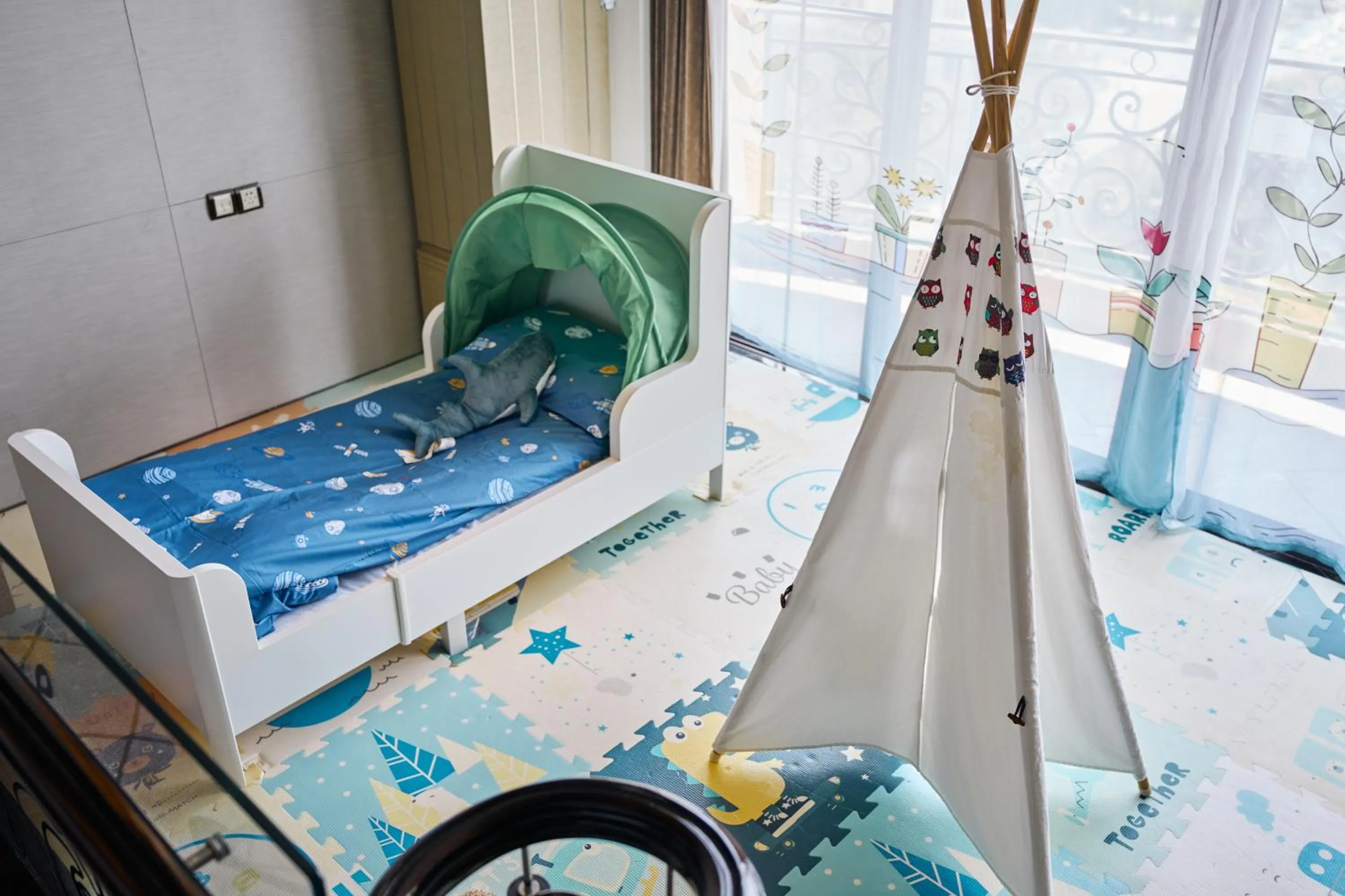 Bed in Chateau Star River Shanghai Minhang