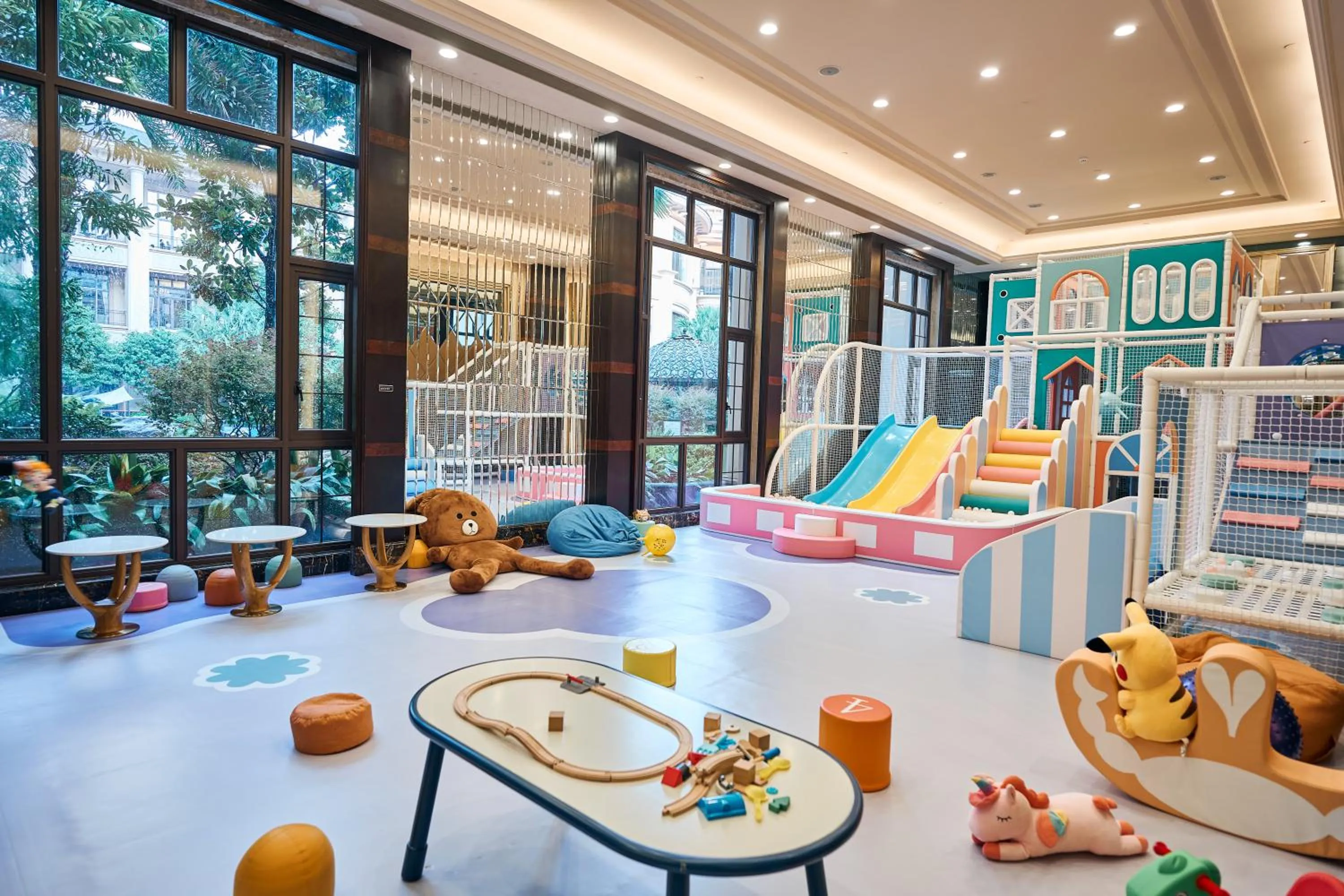 Children play ground in Chateau Star River Shanghai Minhang