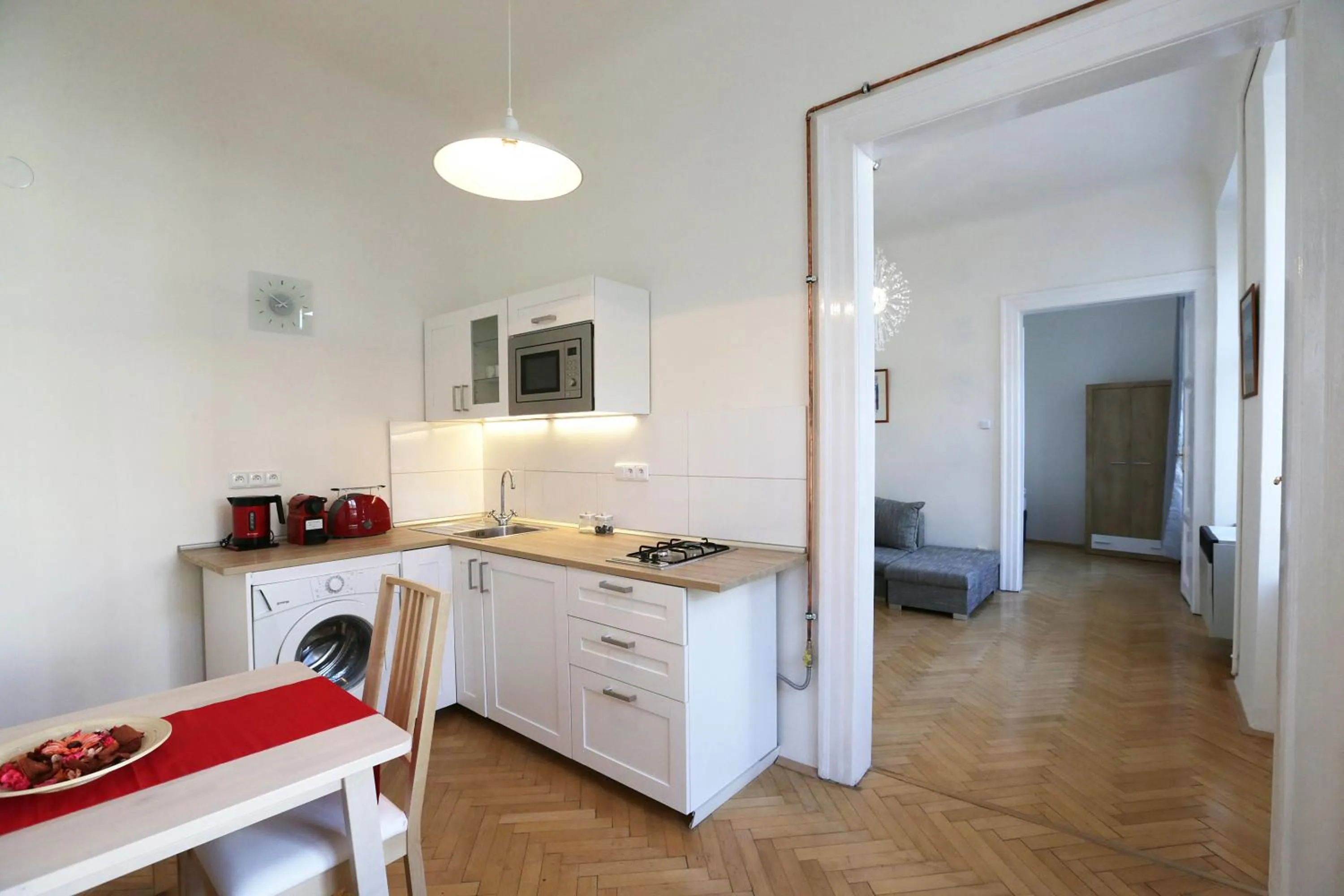 Kitchen or kitchenette in Greg Apartments Kampa Prague