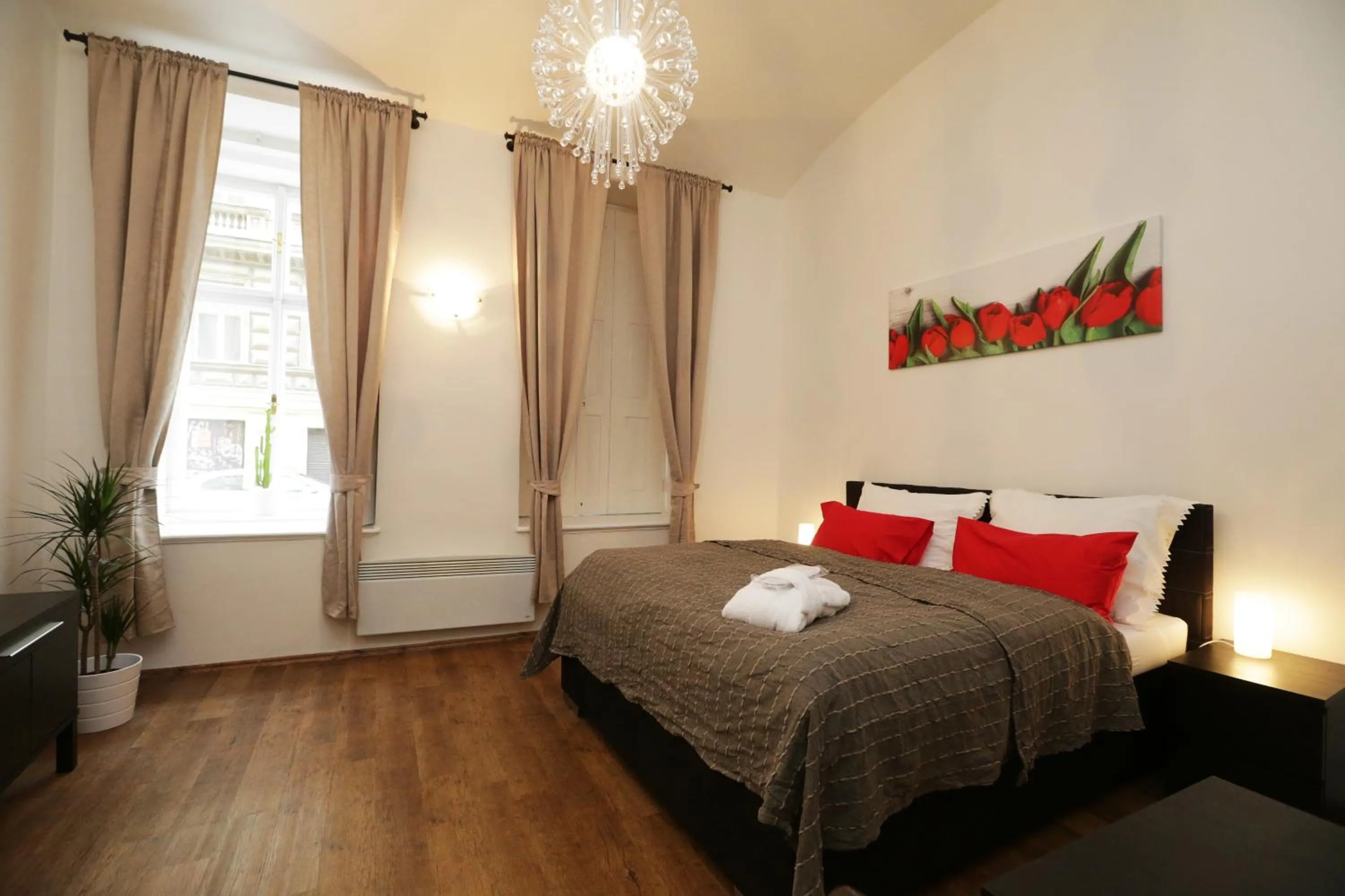 Bedroom, Bed in Greg Apartments Kampa Prague