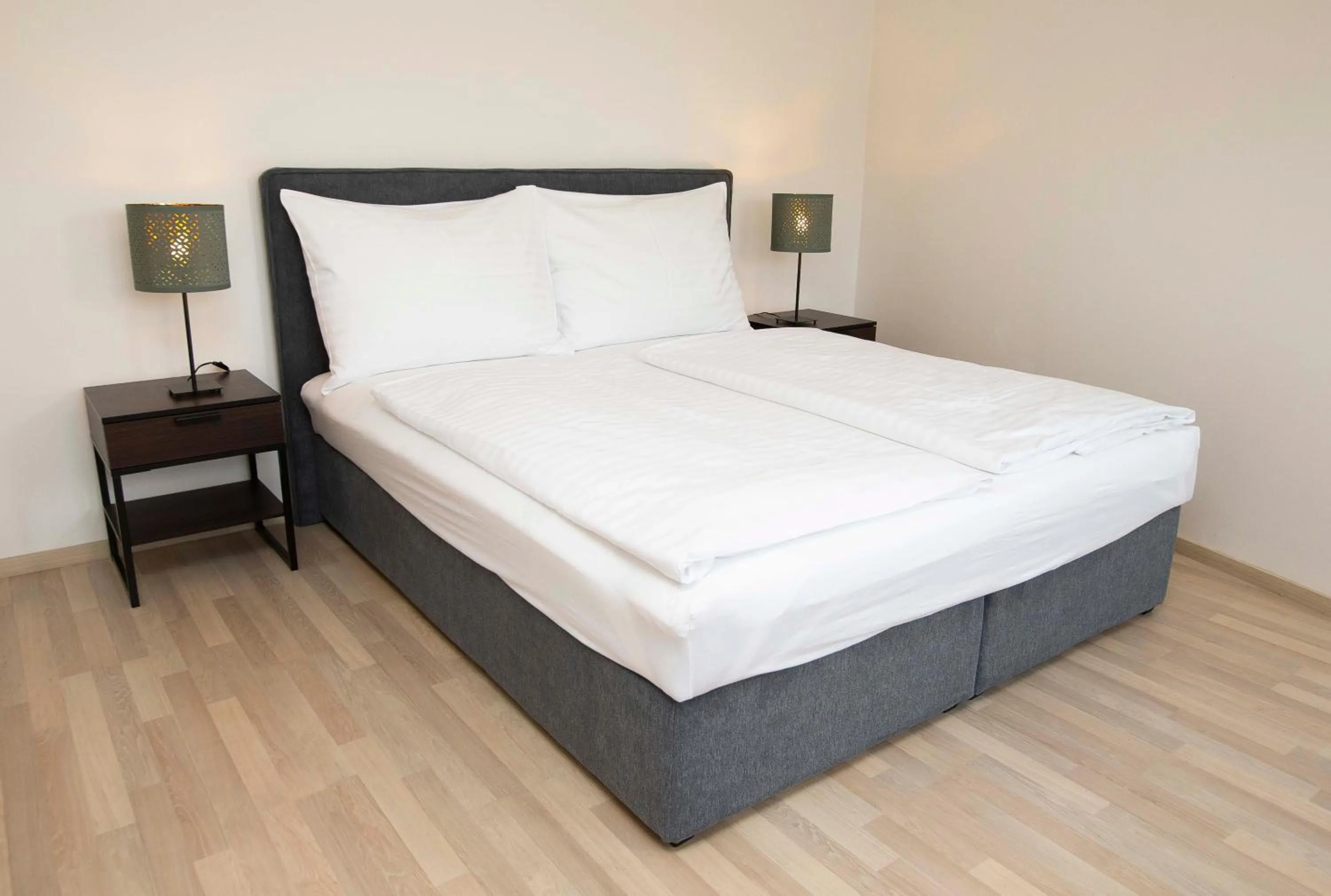 Bed in Greg Apartments Kampa Prague