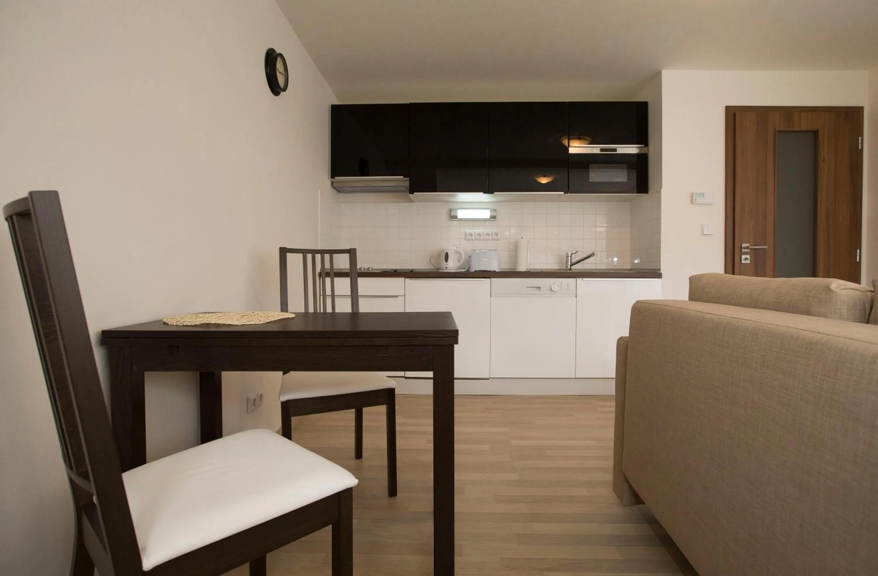 Kitchen or kitchenette in Greg Apartments Kampa Prague