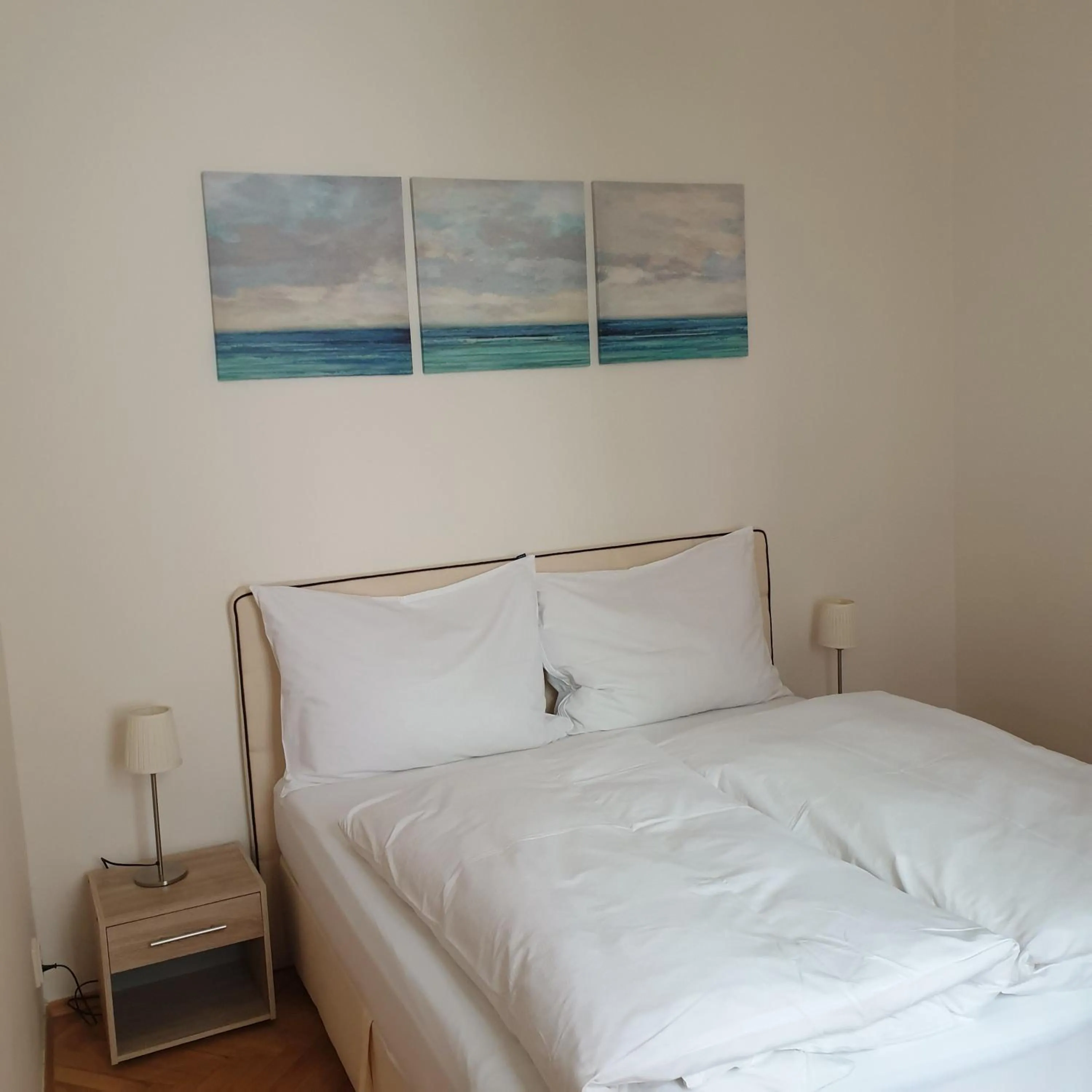 Bed in Greg Apartments Kampa Prague