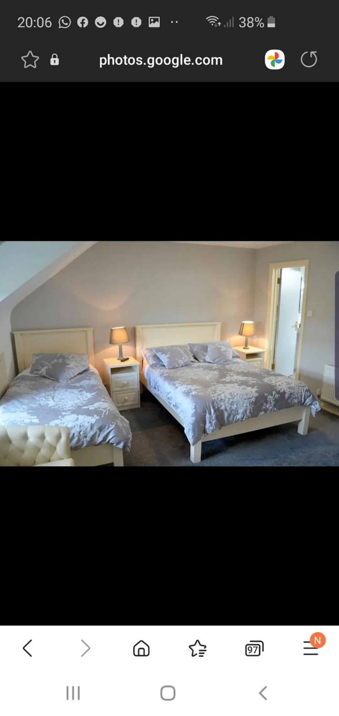 Bed in Bridgeburnhouse Bed and Breakfast