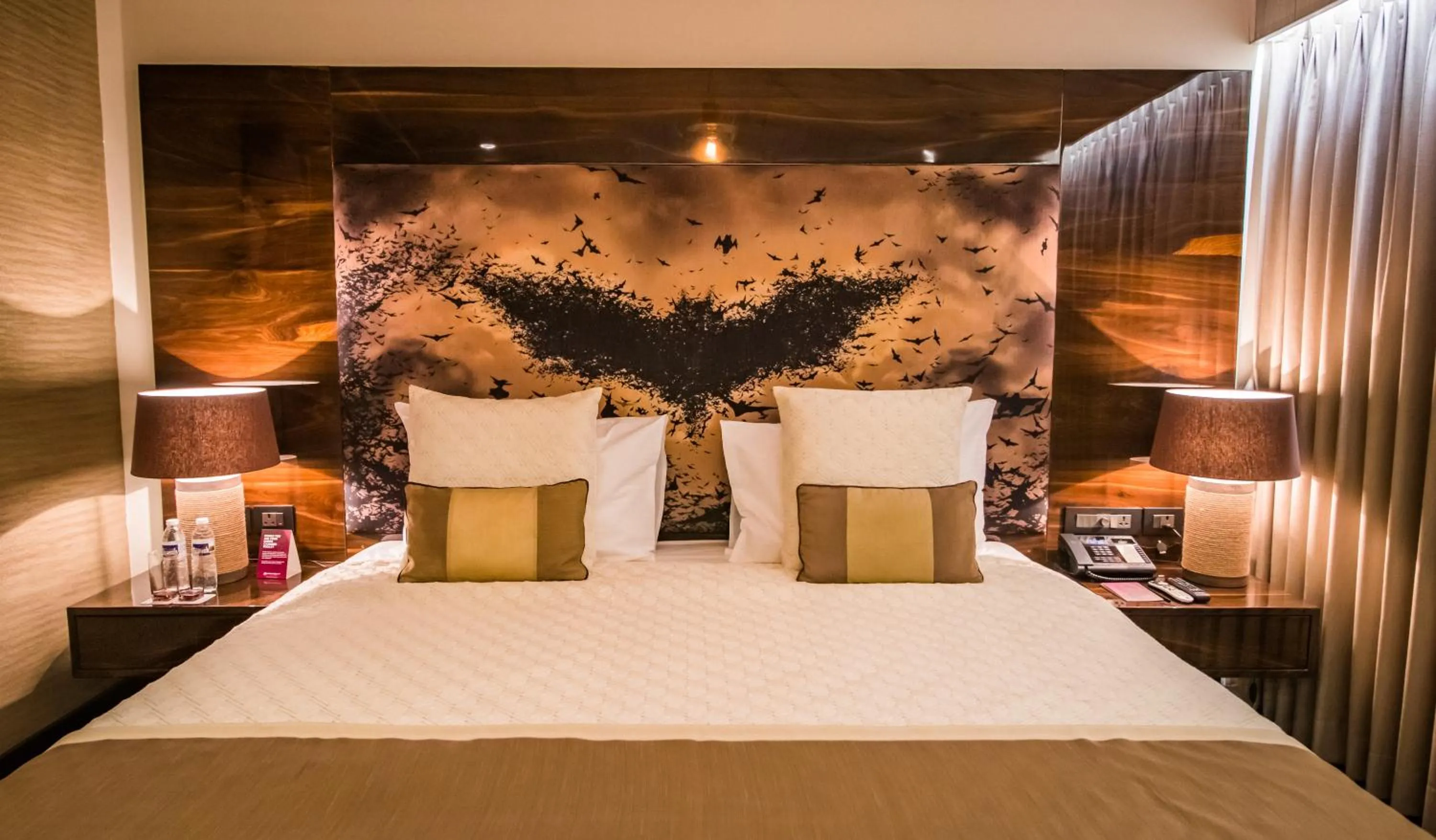 Bedroom, Bed in Planet Hollywood Beach Resort Goa