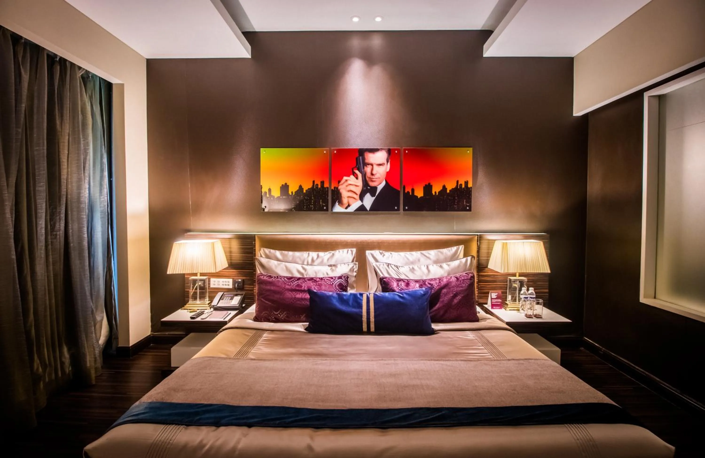 Bedroom, Bed in Planet Hollywood Beach Resort Goa