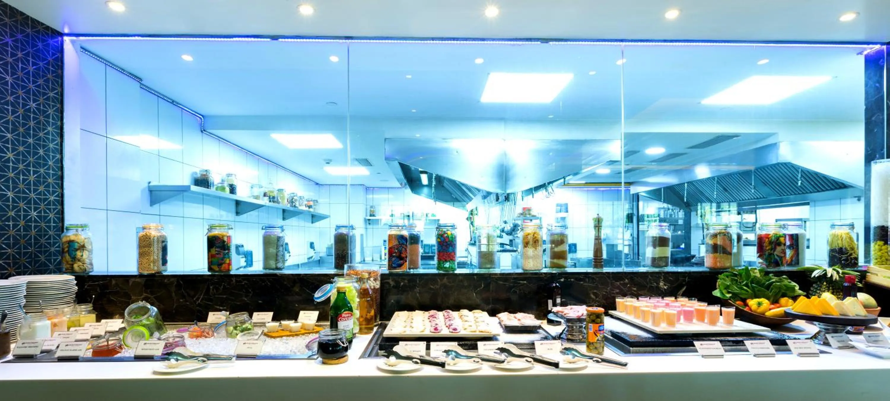 Buffet breakfast in Planet Hollywood Beach Resort Goa