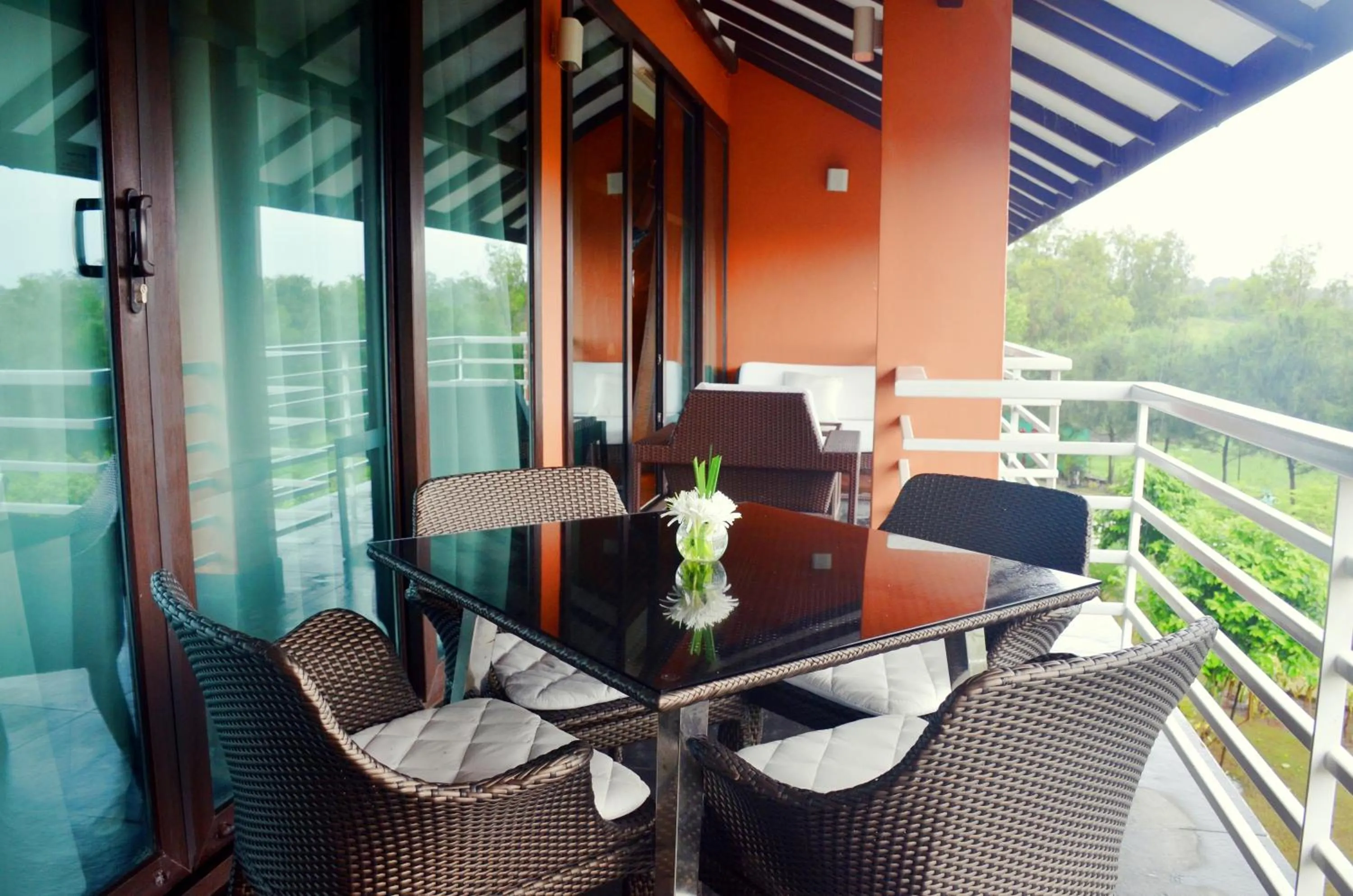 Garden view in Planet Hollywood Beach Resort Goa