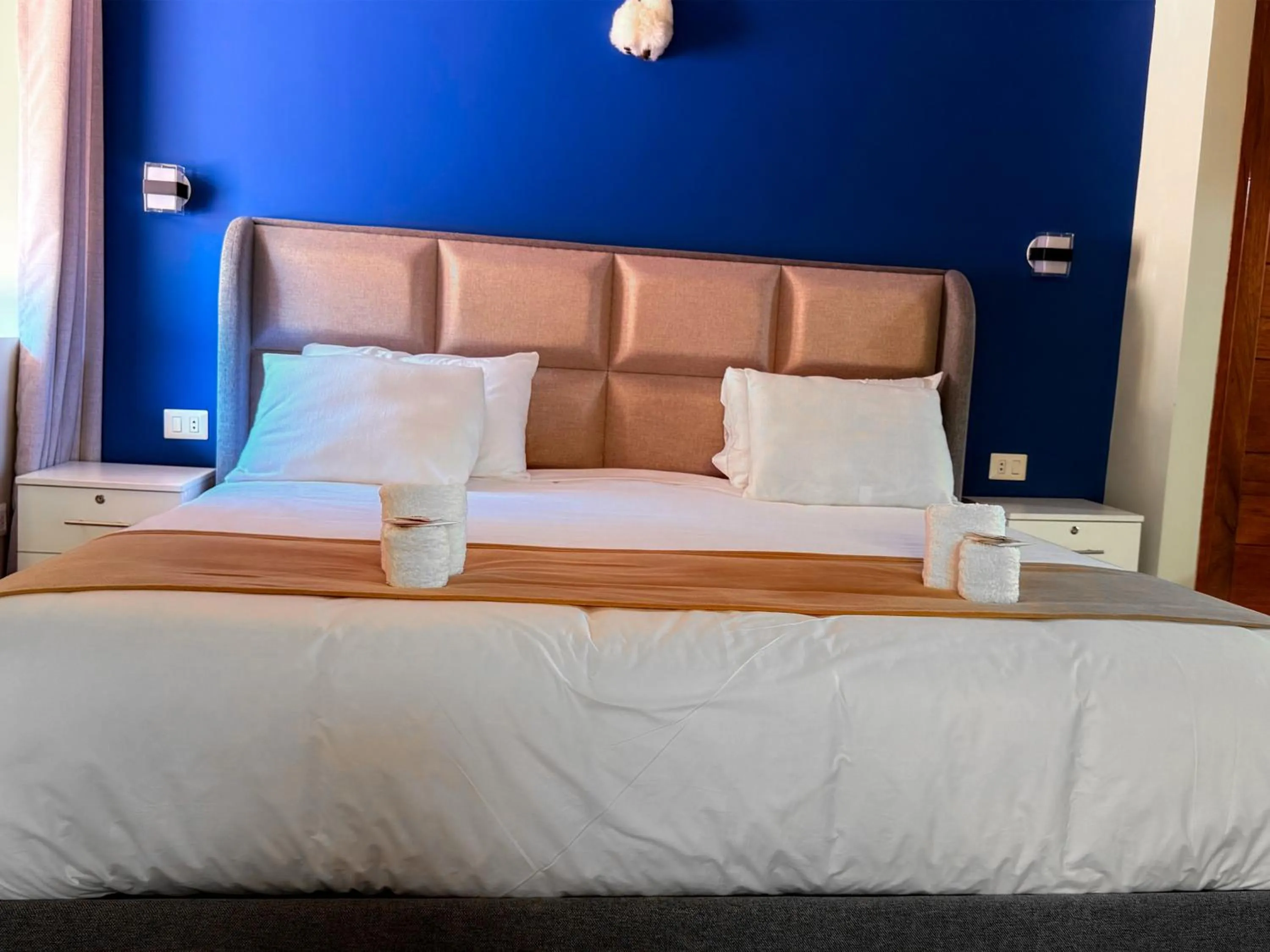 Bed in Andenes del Inca Hotel