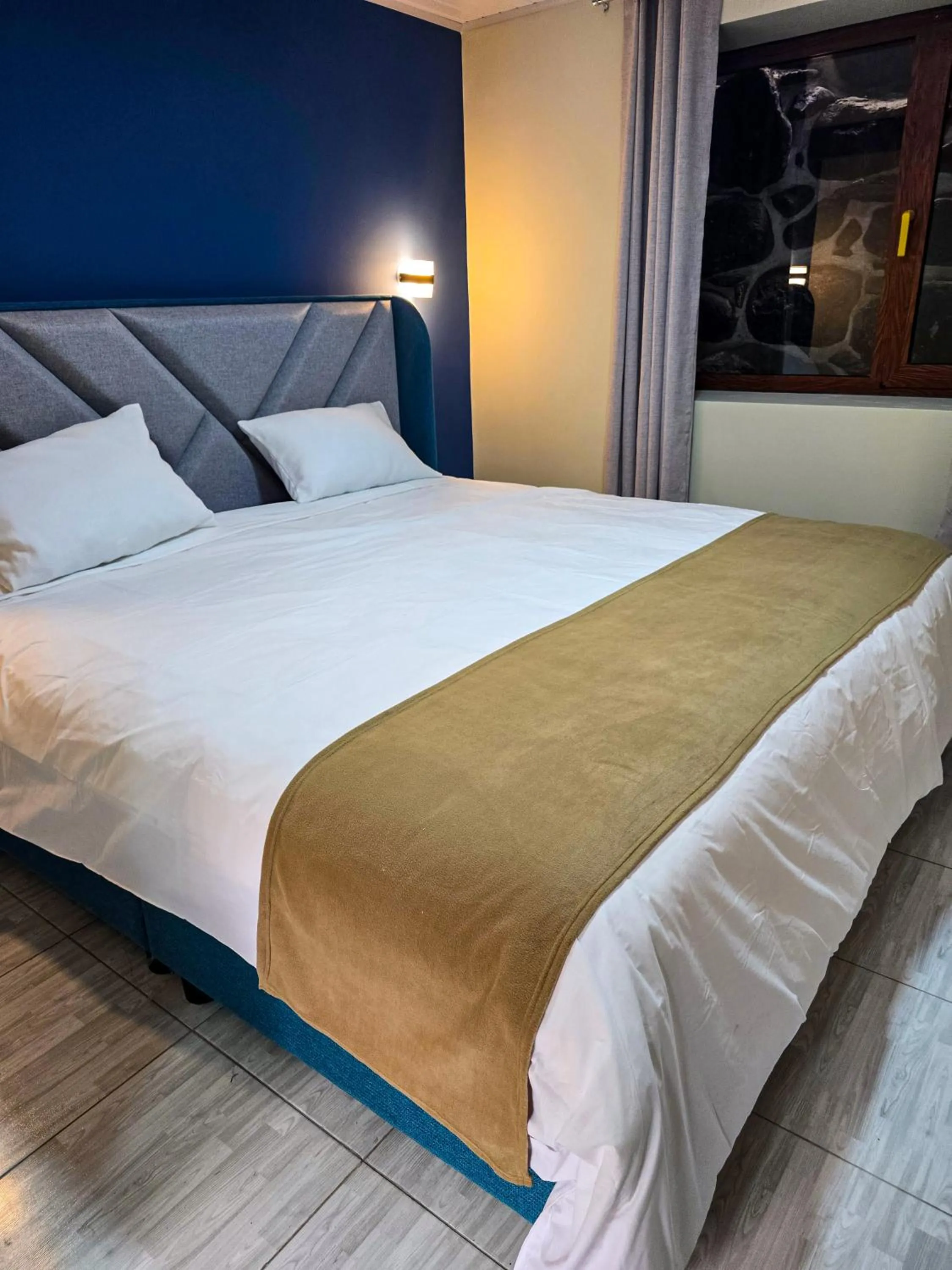 Bed in Andenes del Inca Hotel