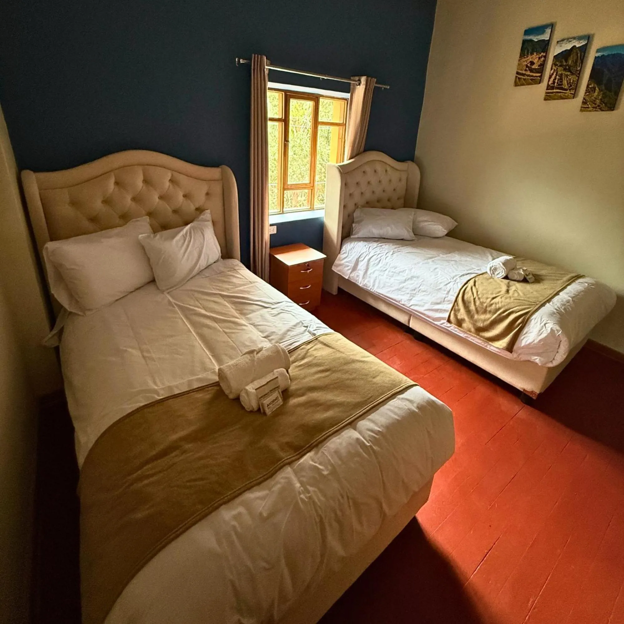 Bed in Andenes del Inca Hotel