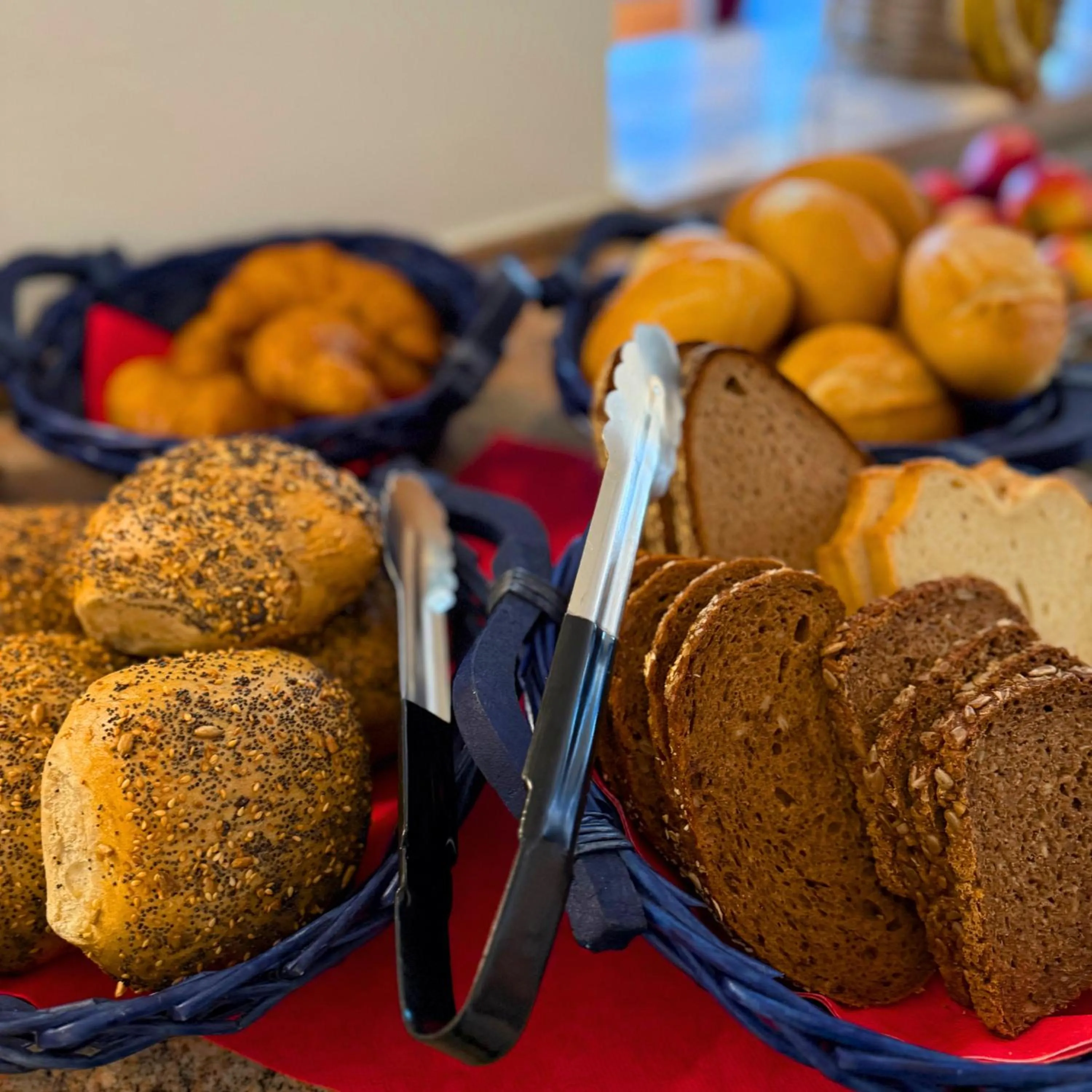 Breakfast in Colourful Hotel