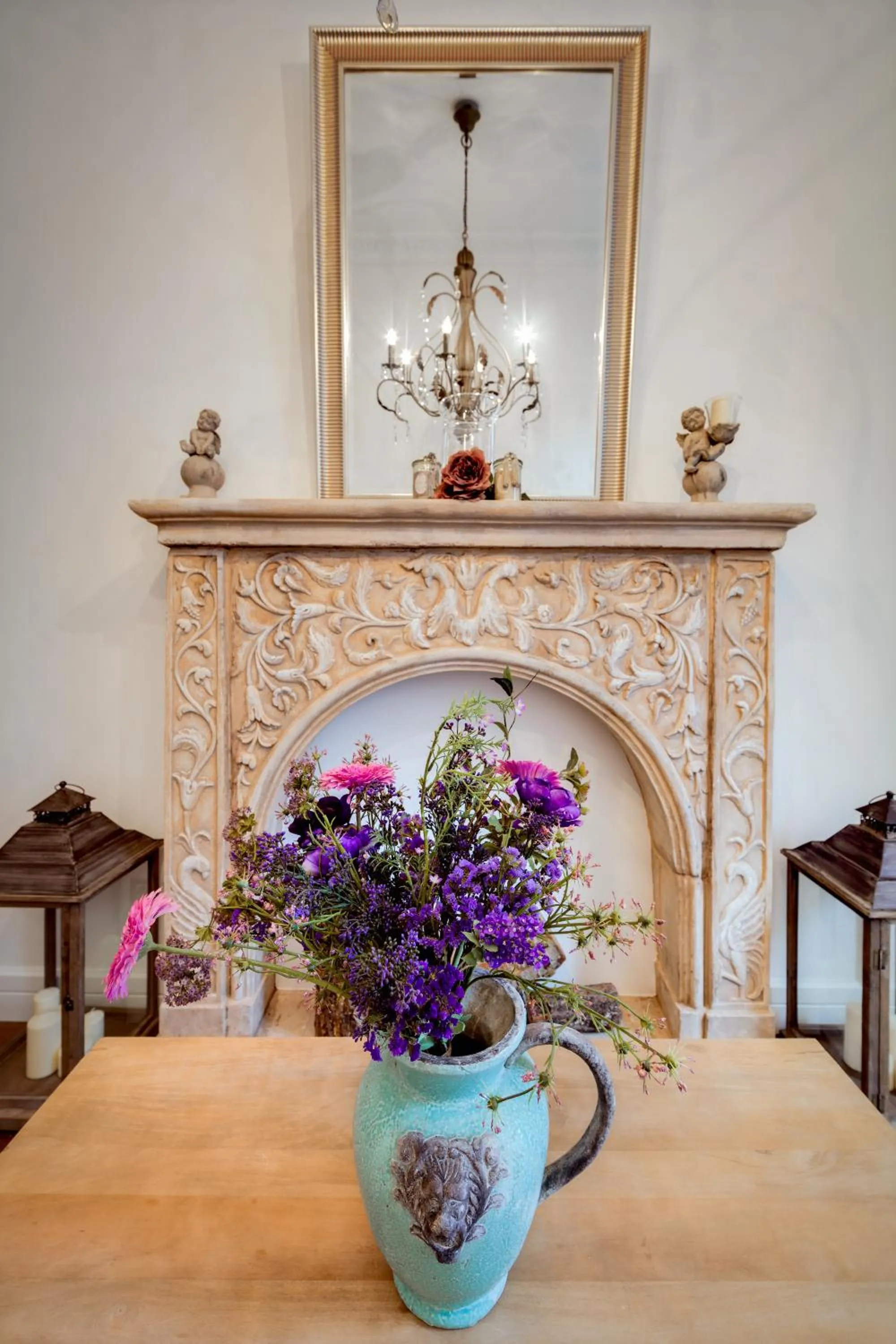 Living room in Purple Dog Suites