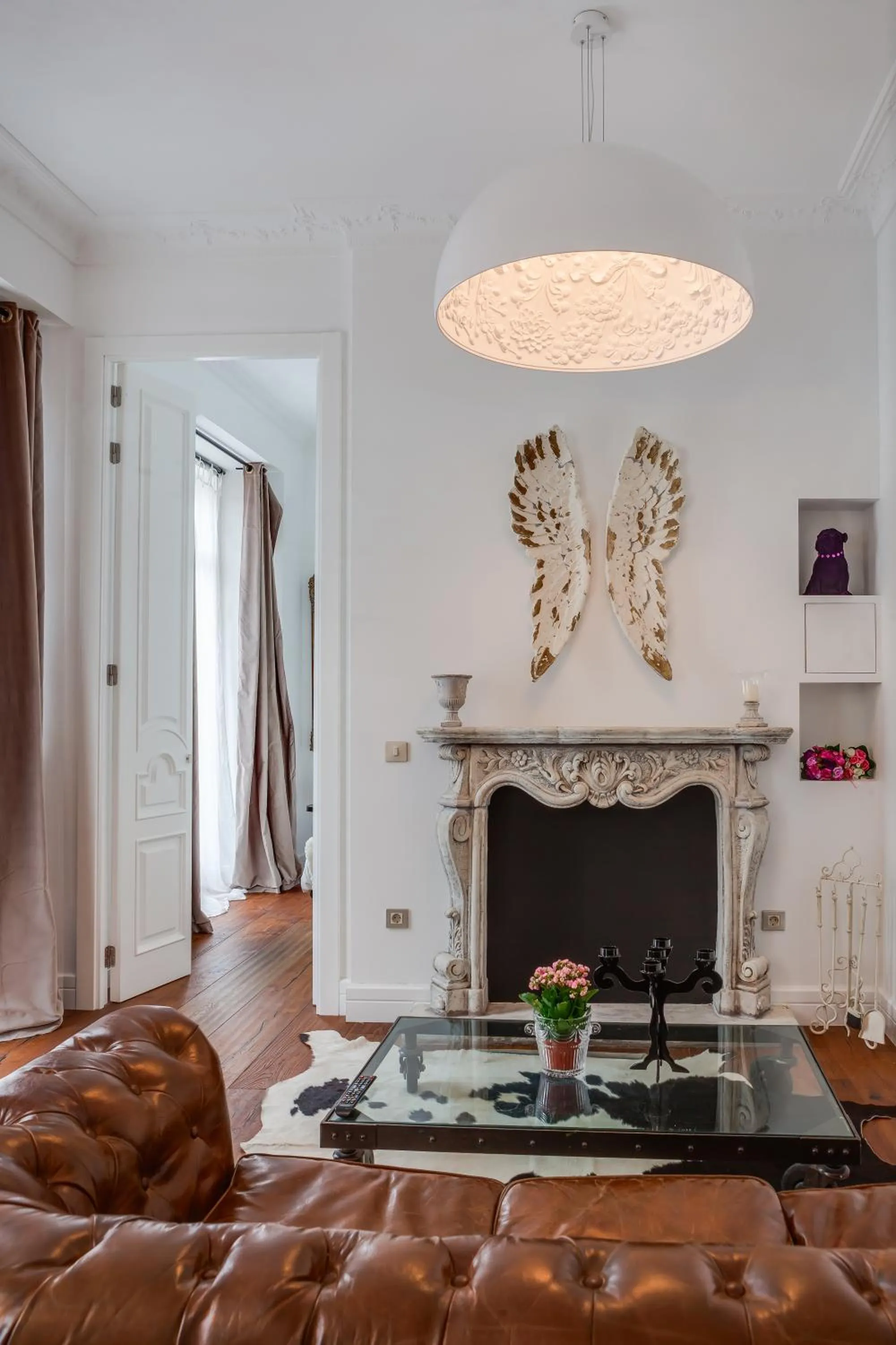 Living room in Purple Dog Suites