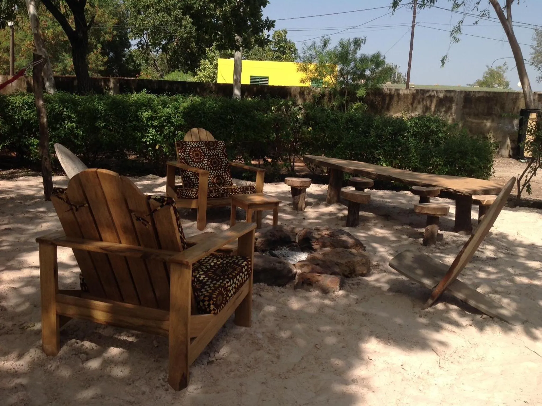 Patio in Bed and breakfast Keur Niaye