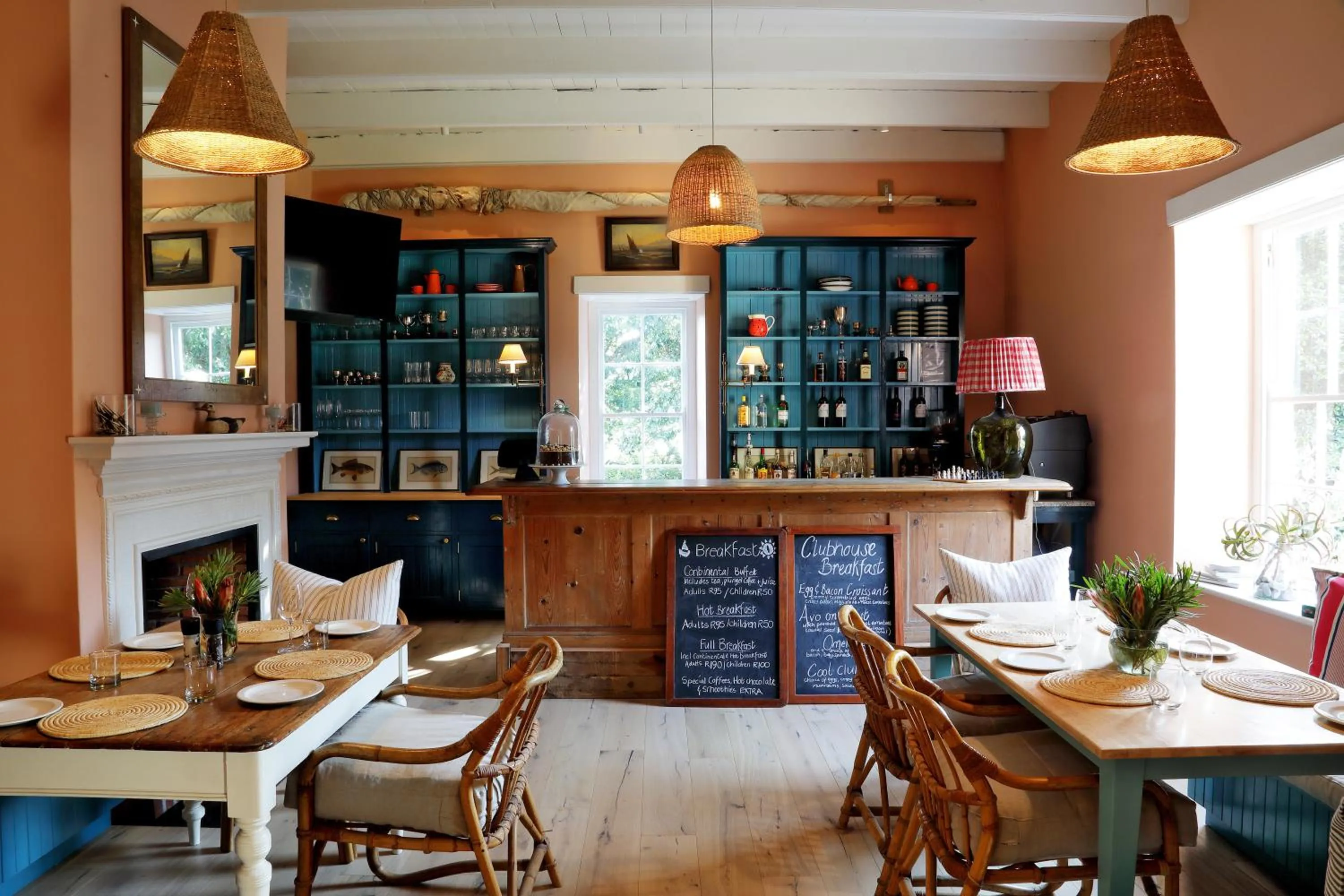 Seating area in Coot Club