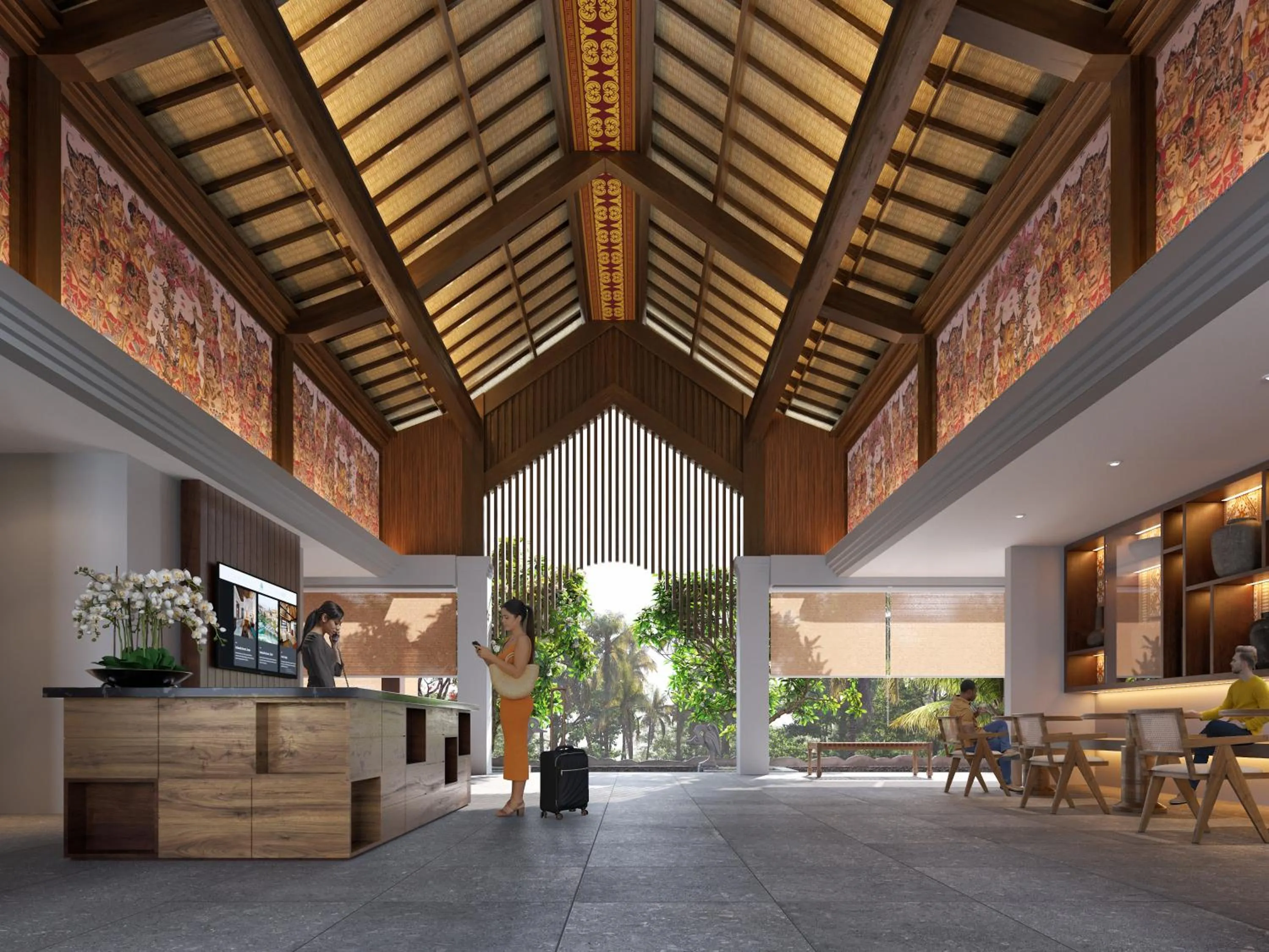 Lobby or reception in Sudamala Resort, Ubud, Bali
