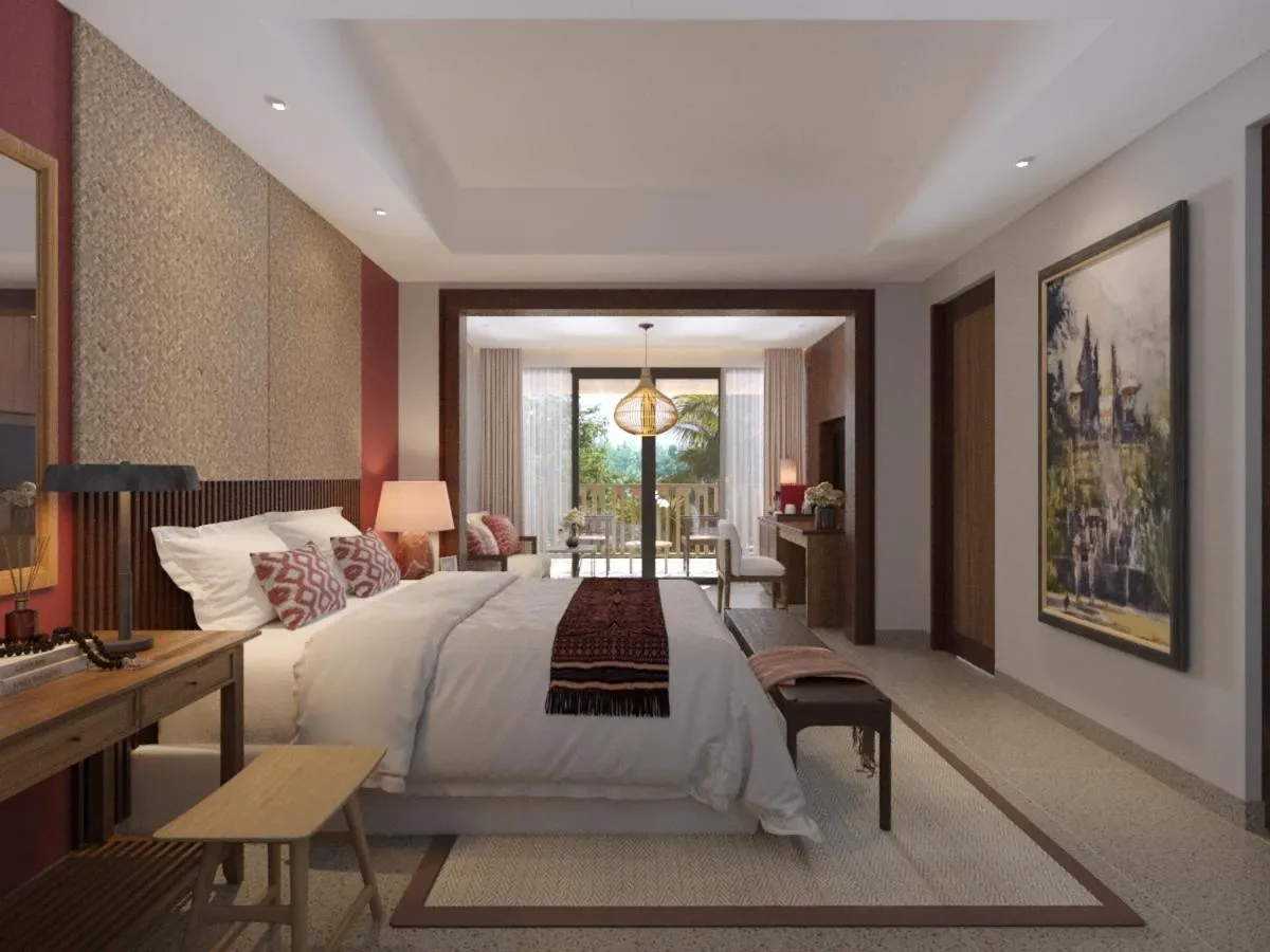 Bedroom, Bed in Sudamala Resort, Ubud, Bali