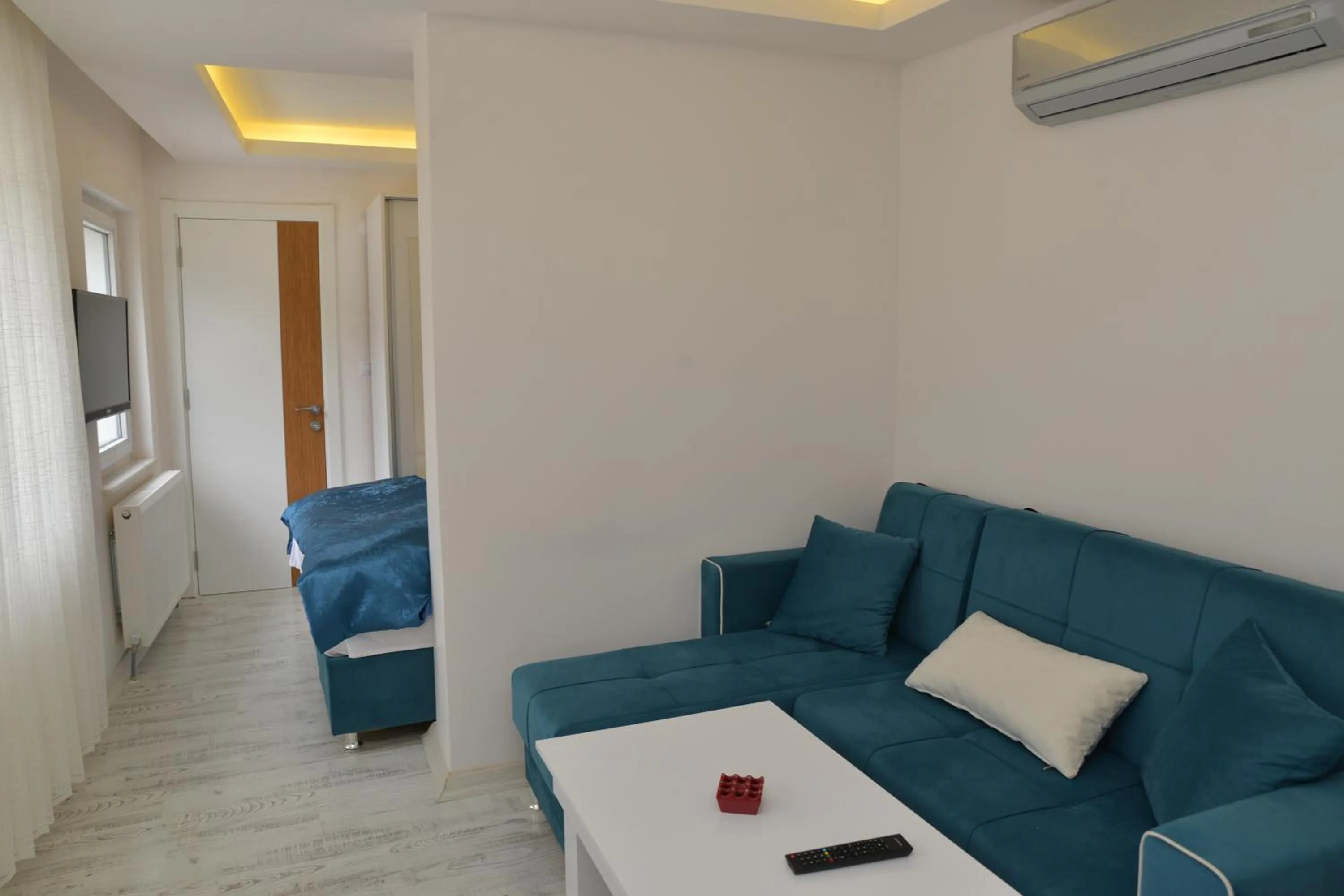 Seating area in Deep Hotel