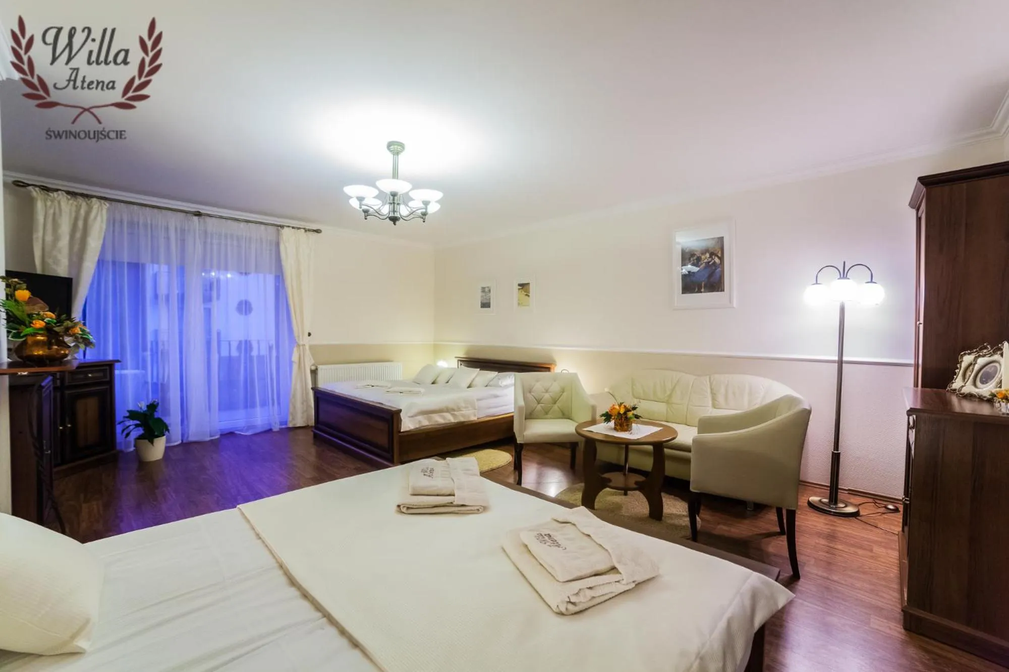 Photo of the whole room, Bed in Willa Atena