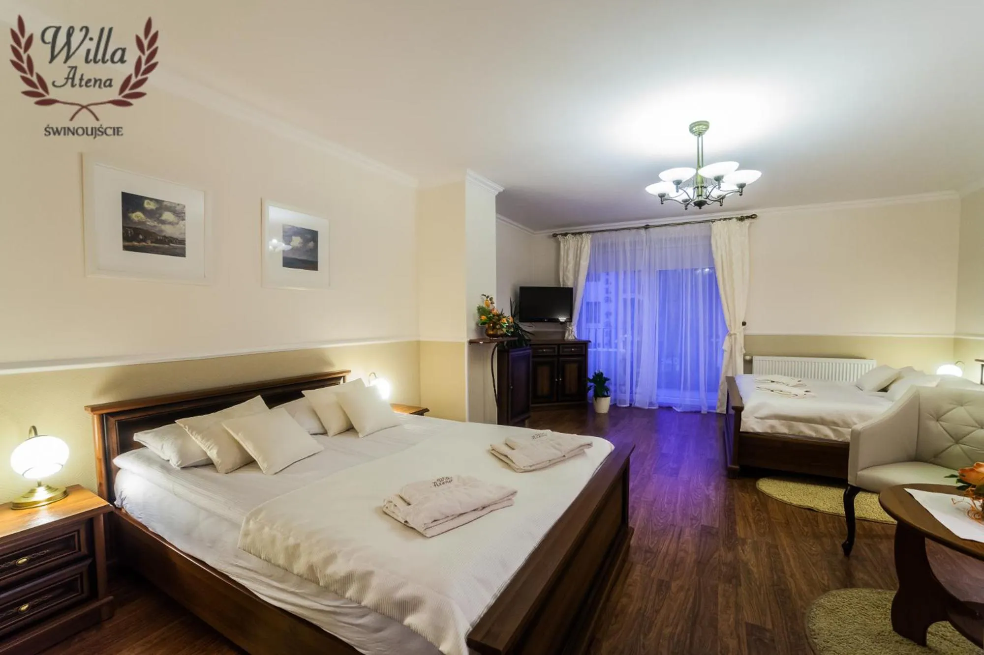 Photo of the whole room, Bed in Willa Atena