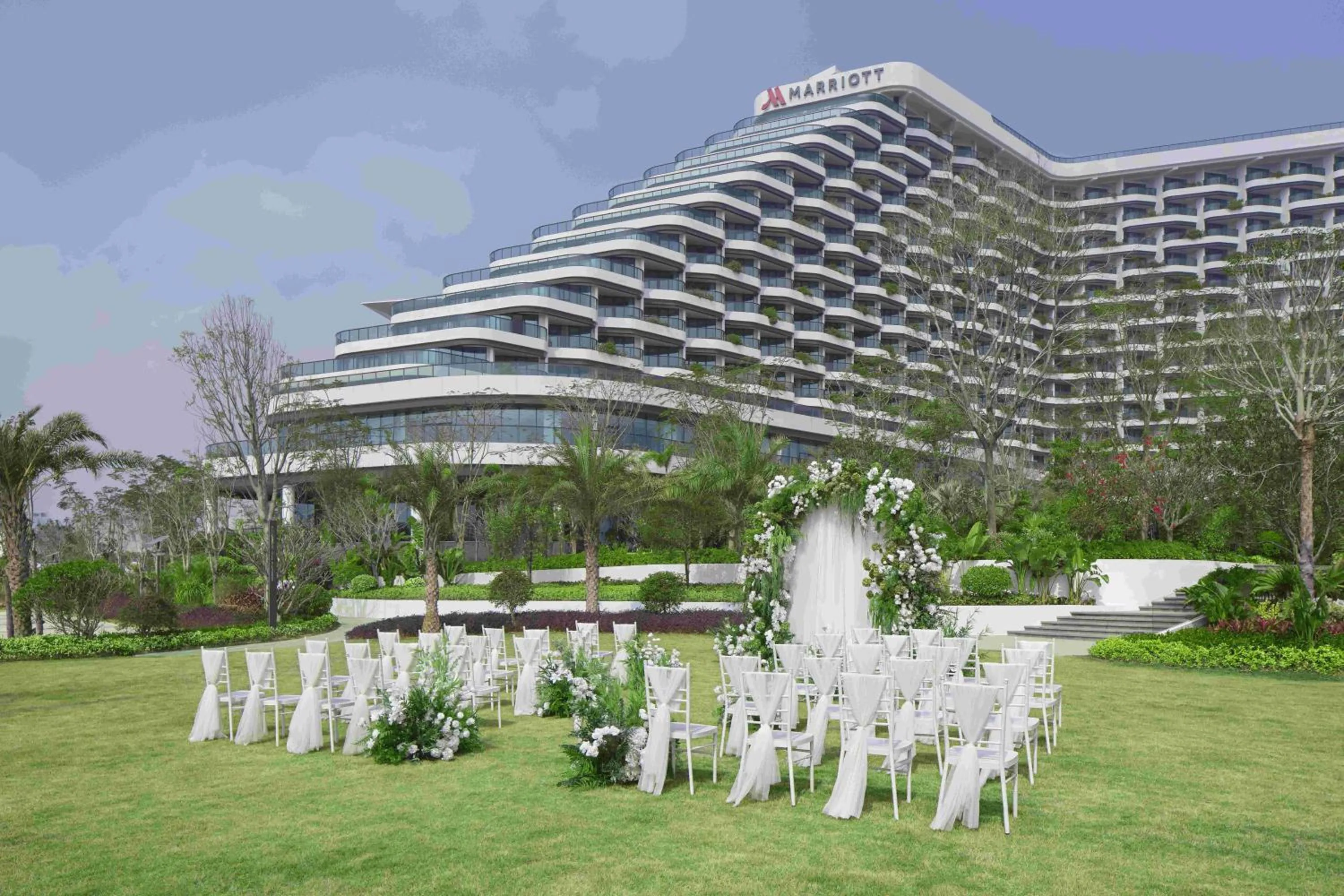 Garden view in Beihai Marriott Resort