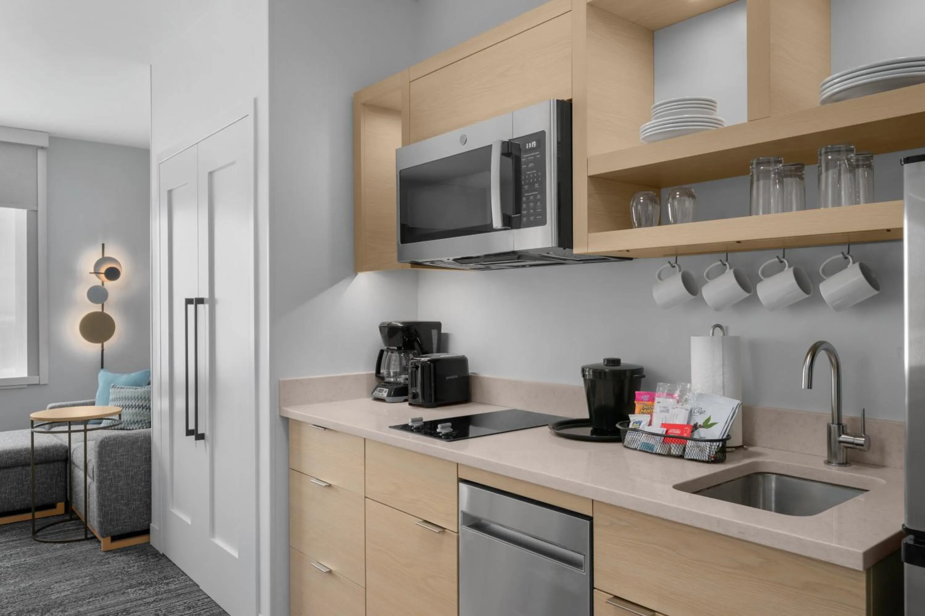 kitchen in TownePlace Suites by Marriott Nampa