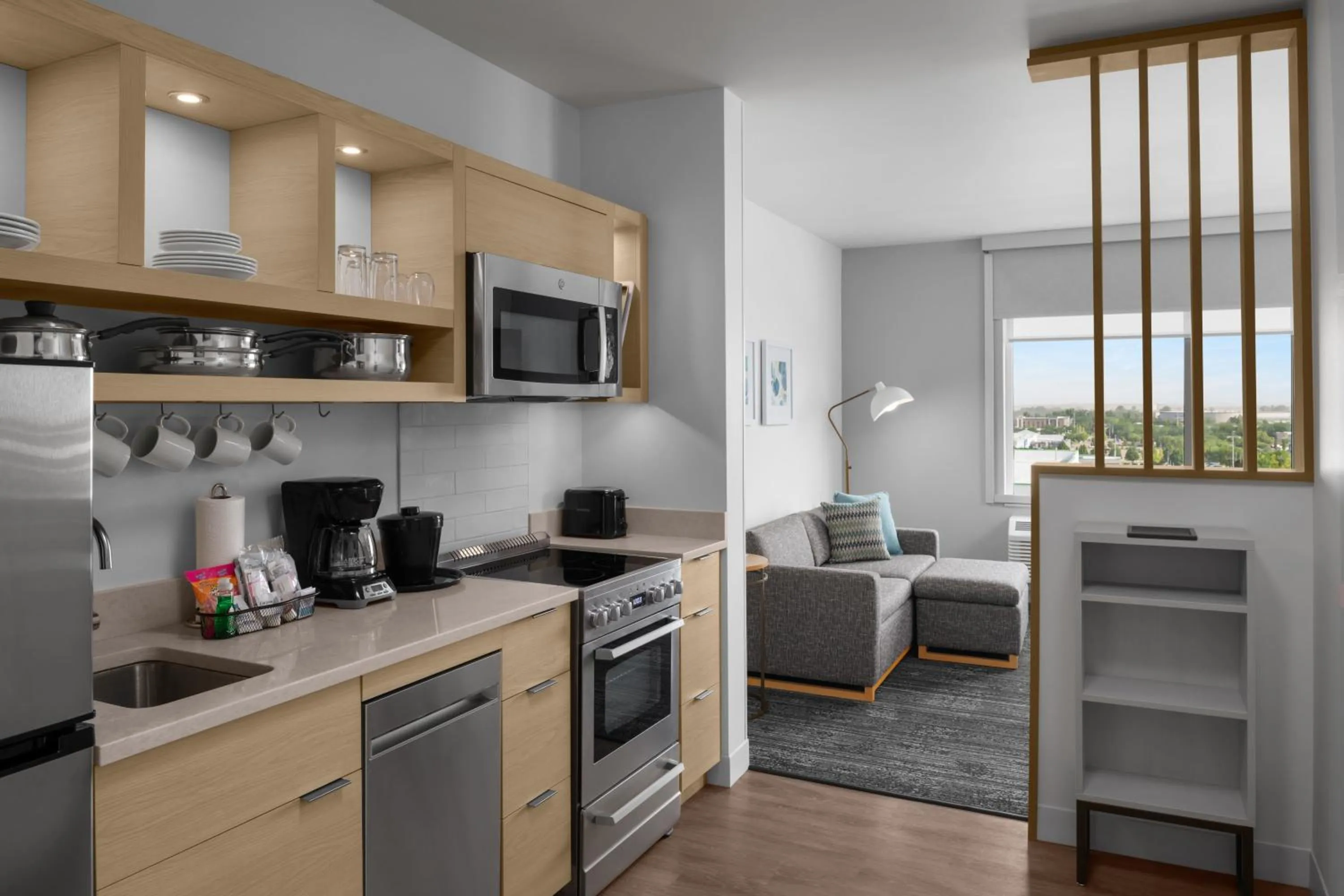 kitchen in TownePlace Suites by Marriott Nampa